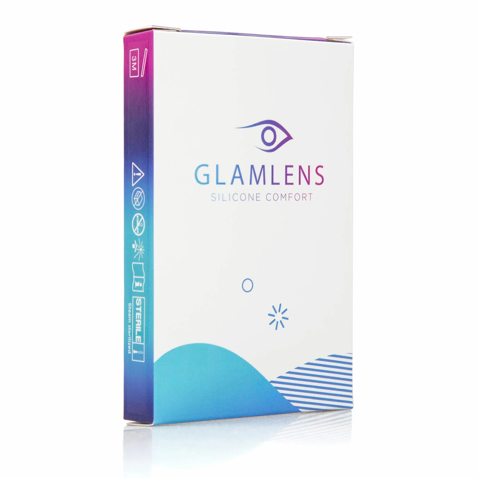 Glamlens lentilles de couleur marron naturelles New York Mel 1 paire 90 jours sans correction 0,00 dioptries