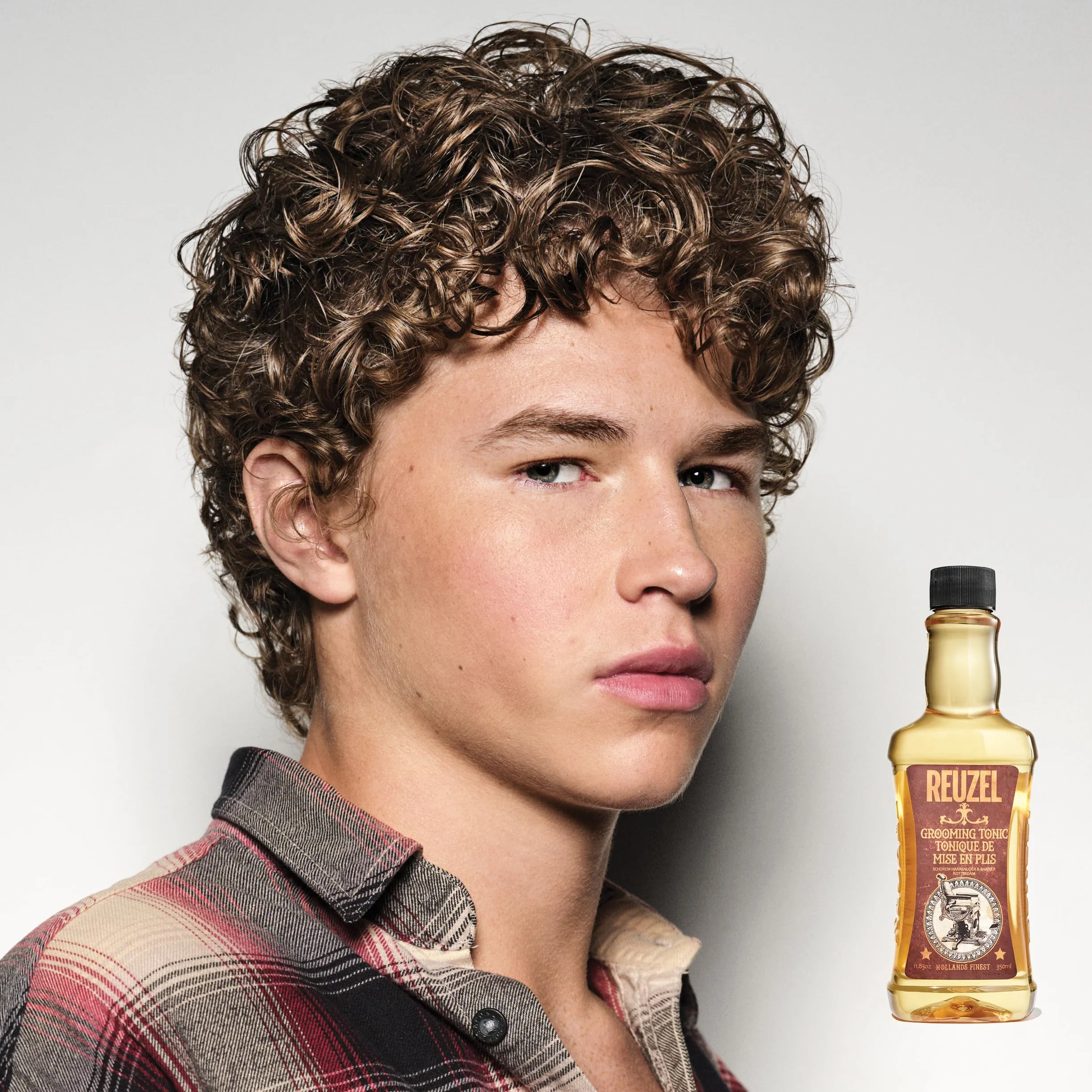 Reuzel Tonique de Toilettage pour Homme avec Hamamélis/ l'Ortie/ l'Huile d'Argan/ l'Extrait de Romarin 11,83 oz/350 ml