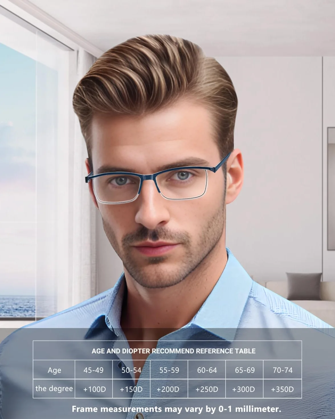 TERAISE lunettes de lecture anti-lumière bleue homme femme robustes ordinateur étui inclus