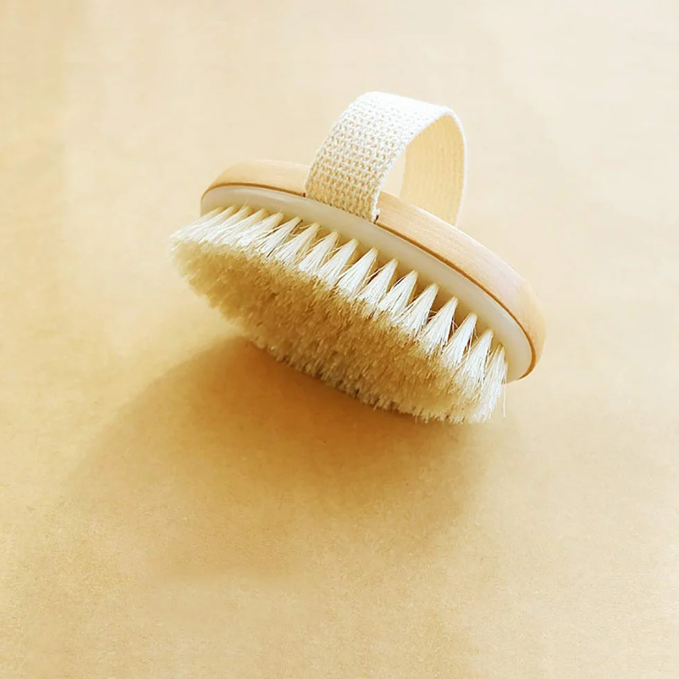 Brosse exfoliante naturelle pour le corps élimine cellulites peau morte