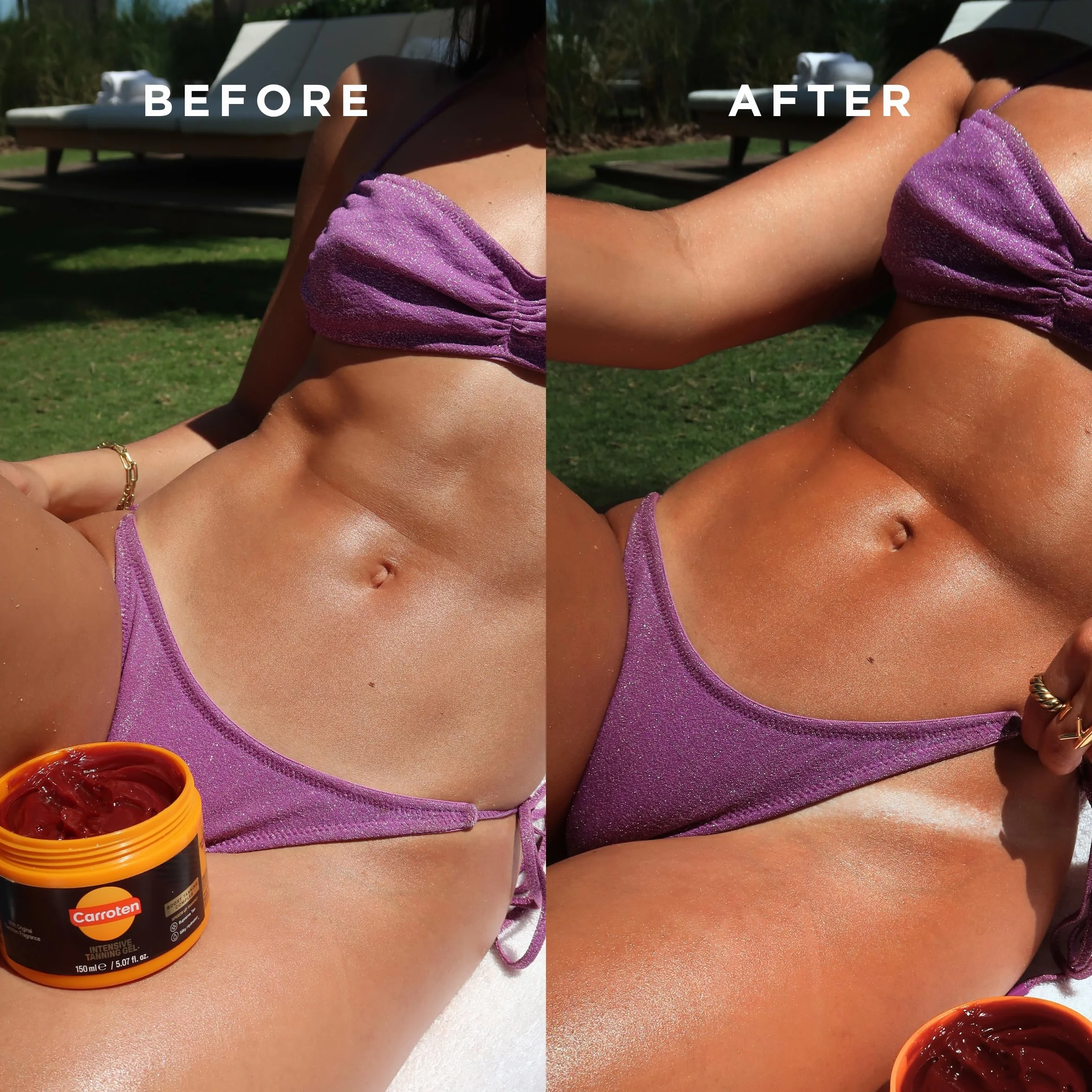 Carroten Intensive Tanning Gel 150ml Accelerateur de Bronzage SPF0