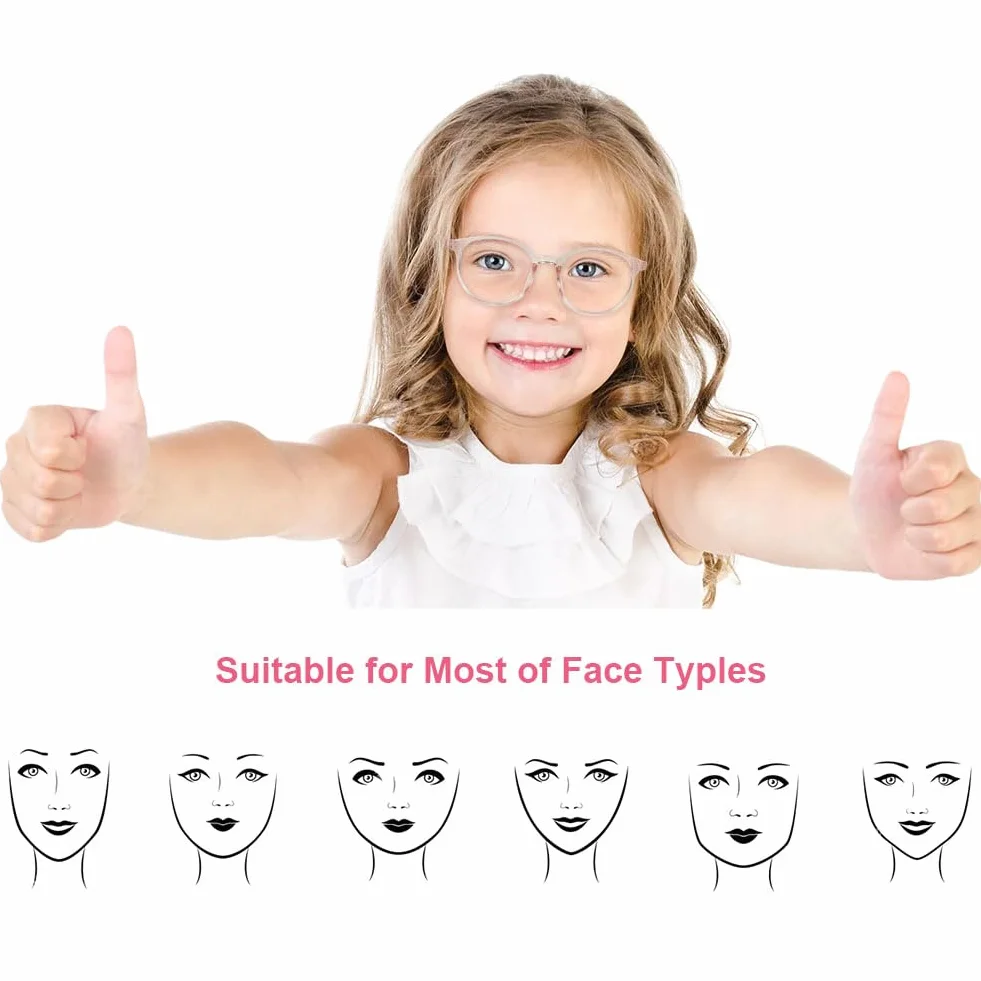 Lunettes Anti Lumière Bleue Enfant Aomig 1 ou 2Pcs Blocage Lumière Bleue Anti-Éblouissement Anti-UV