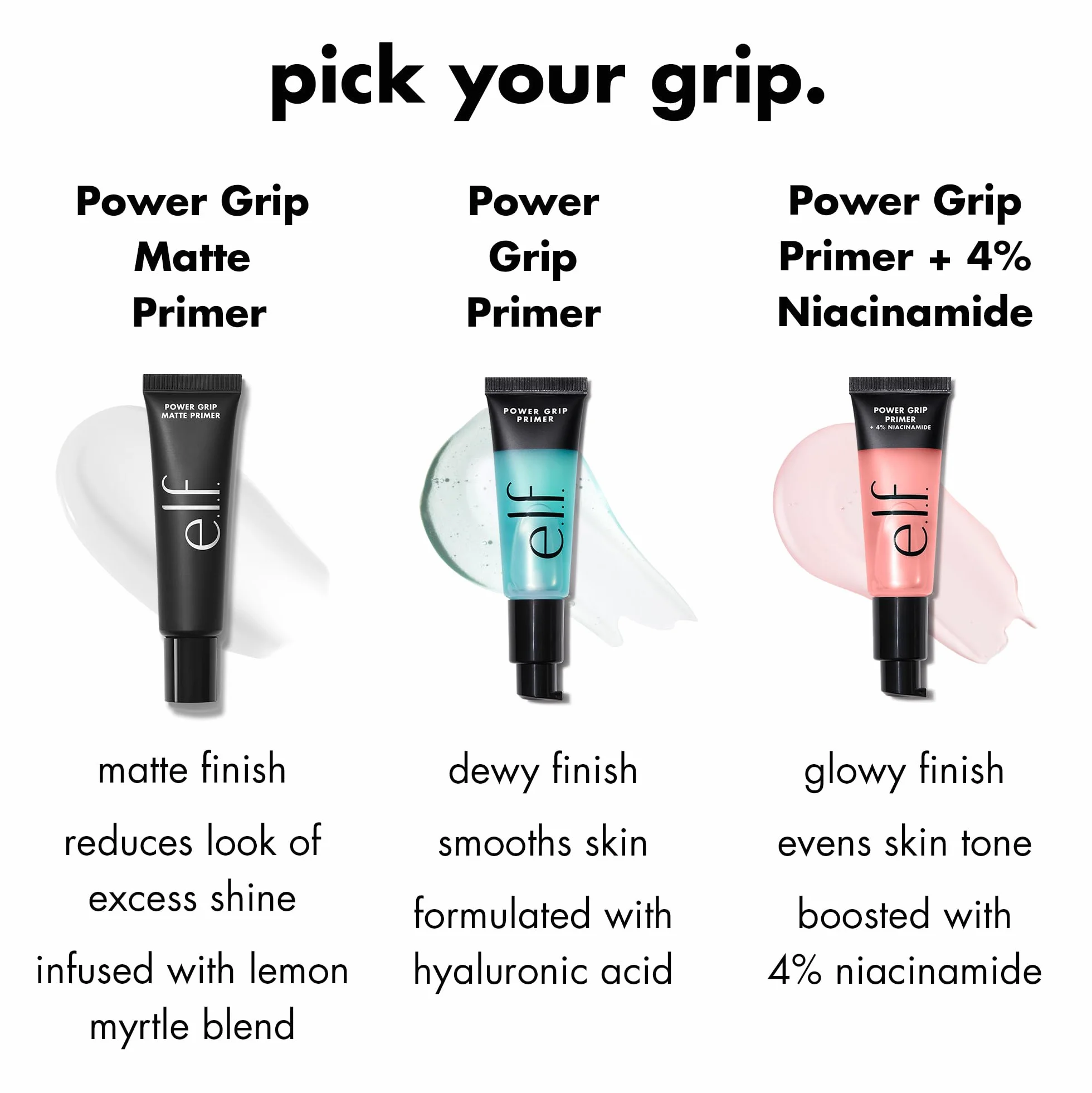 e.l.f. Power Grip Primer visage gel hydratant lisser maquillage apprêt 24 ml