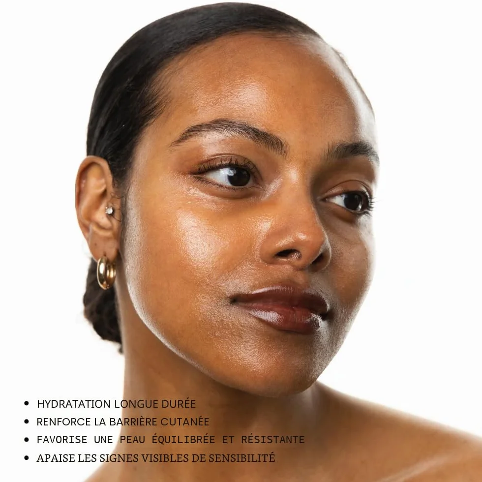 Gel-Crème Nourrissant Probiotiques & Yaourt Grec | au yaourt grec, soin hydratant pour peaux sensibles, équilibrant, hydratant, apaisant, sans silicone ni parabènes