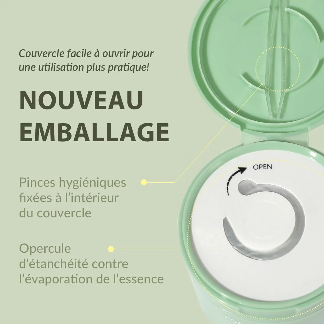 MIZON PORE FRESH PEELING TONER PAD (x60) AHA BHA PHA Soin coréen Exfoliant Apaisant Rétrécit les pores Peaux sensibles