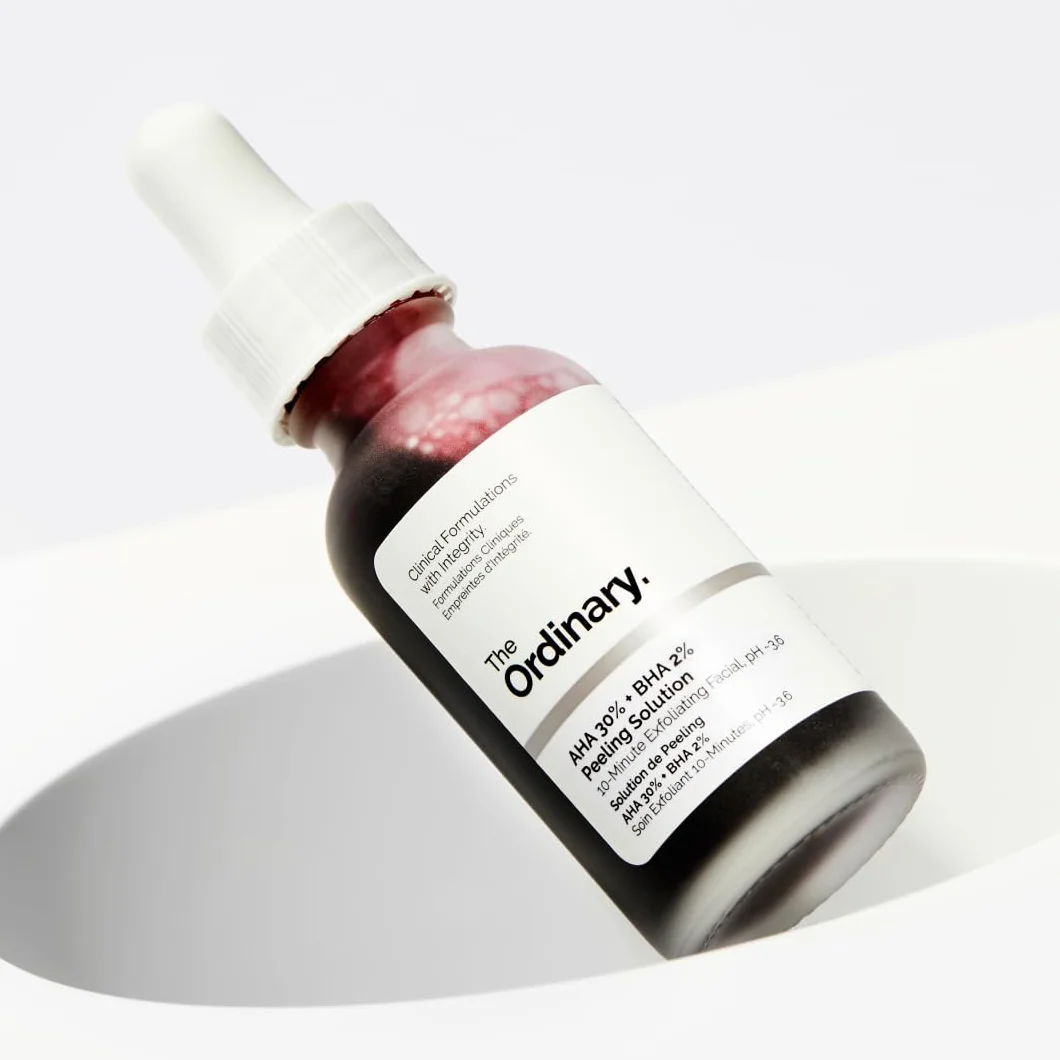 The Ordinary Solution de Peeling AHA 30% + BHA 2%, Peeling exfoliant avancé, 30 ml