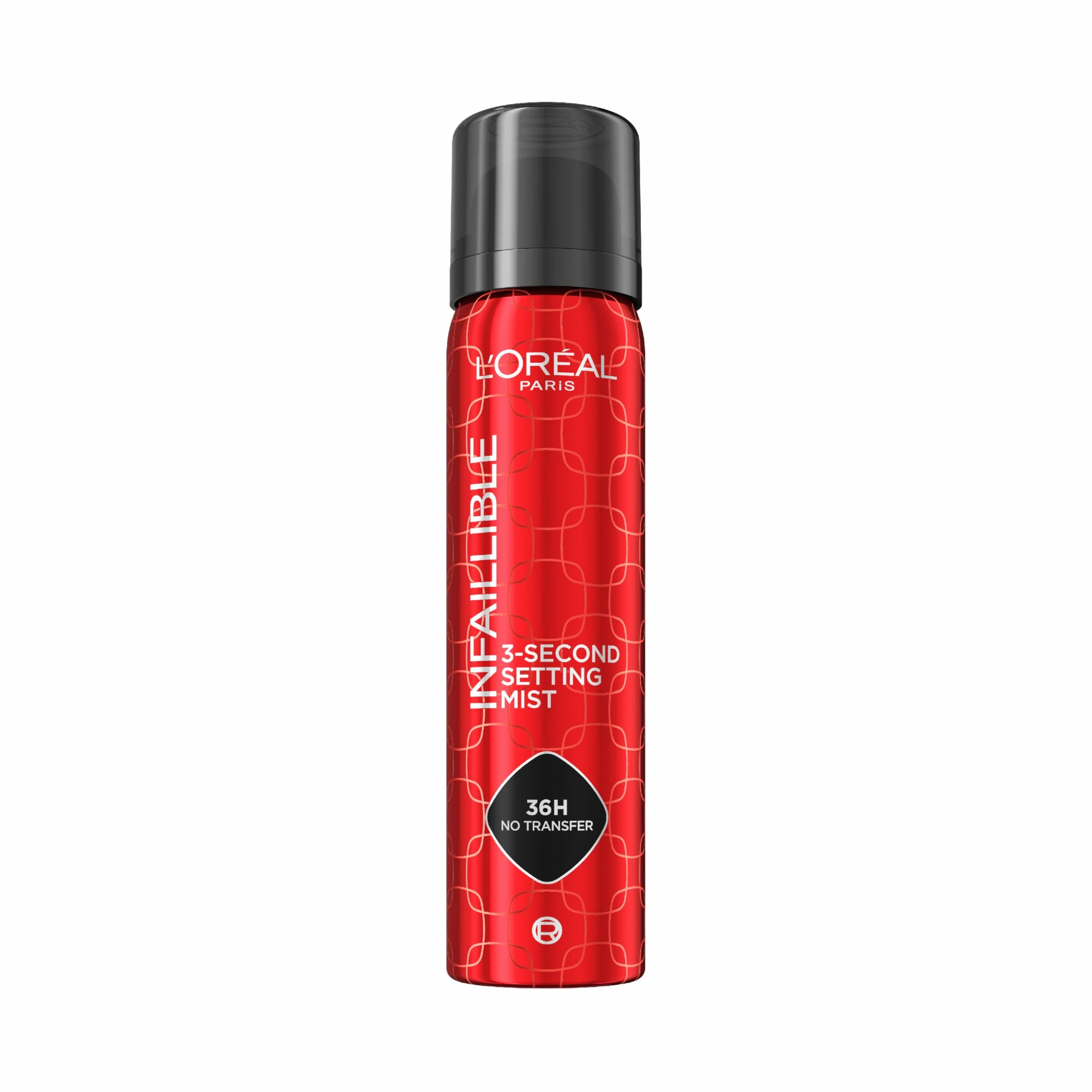 L'Oréal Paris Infaillible 3 secondes Setting Mist - Spray de réglage - Transfert résistant en 3 secondes - Pour un maquillage qui dure jusqu'à 36 heures - 75 ml