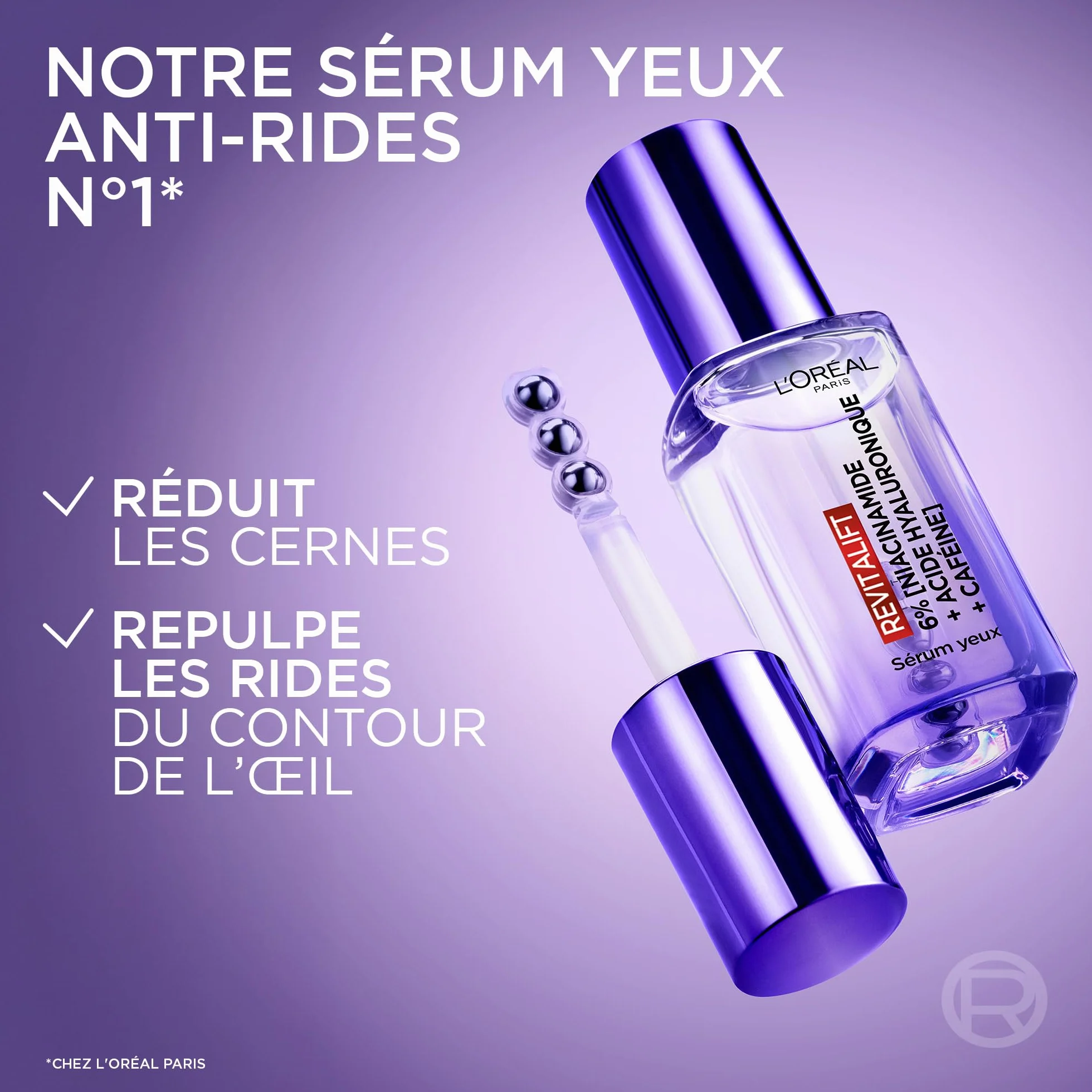 L'Oréal Paris Revitalift Filler Sérum Contour des Yeux Anti-Rides 20 ml