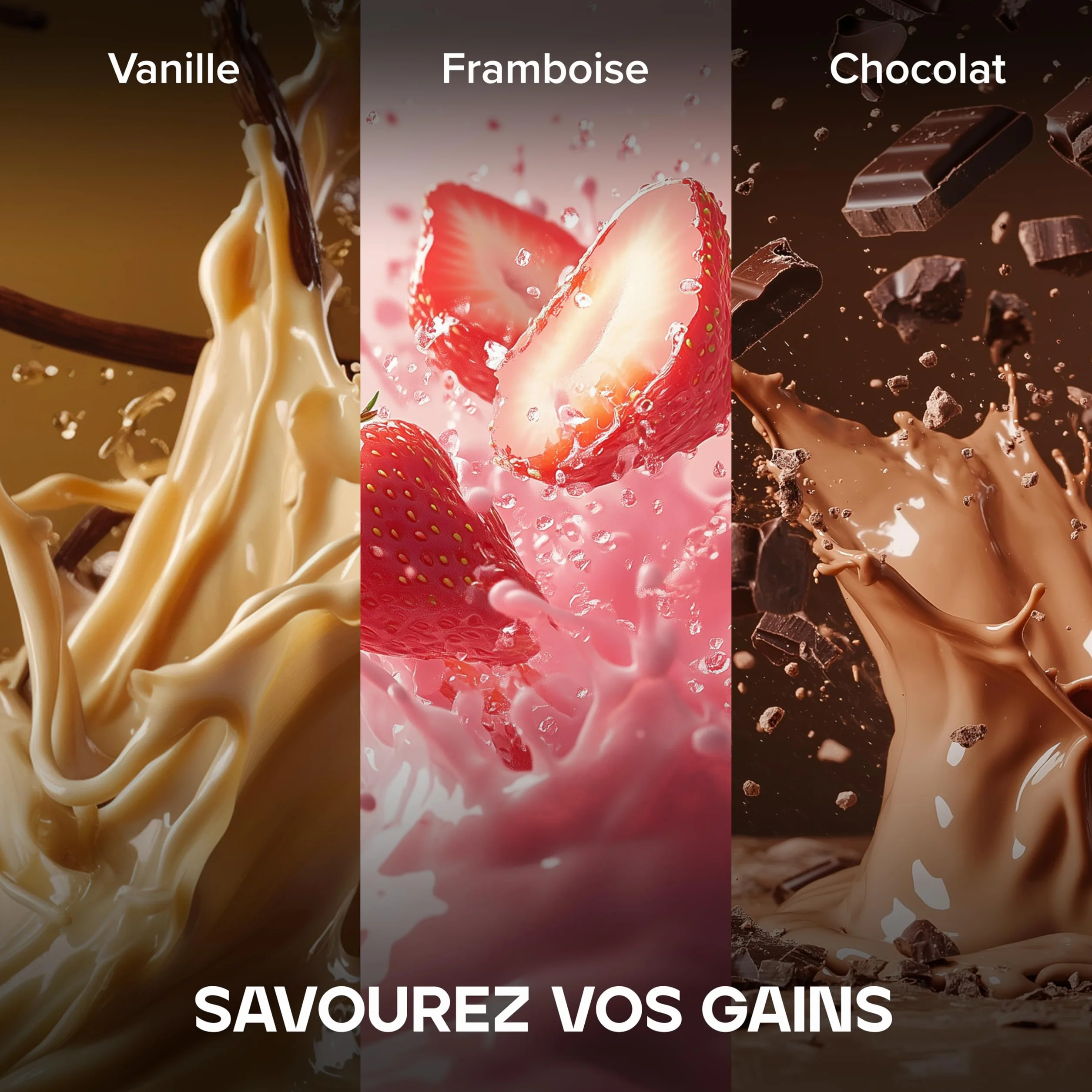 Protéine en Poudre Vanille 1,25kg 41 Portions 18g Protéines Faible en Sucres Absorption Rapide