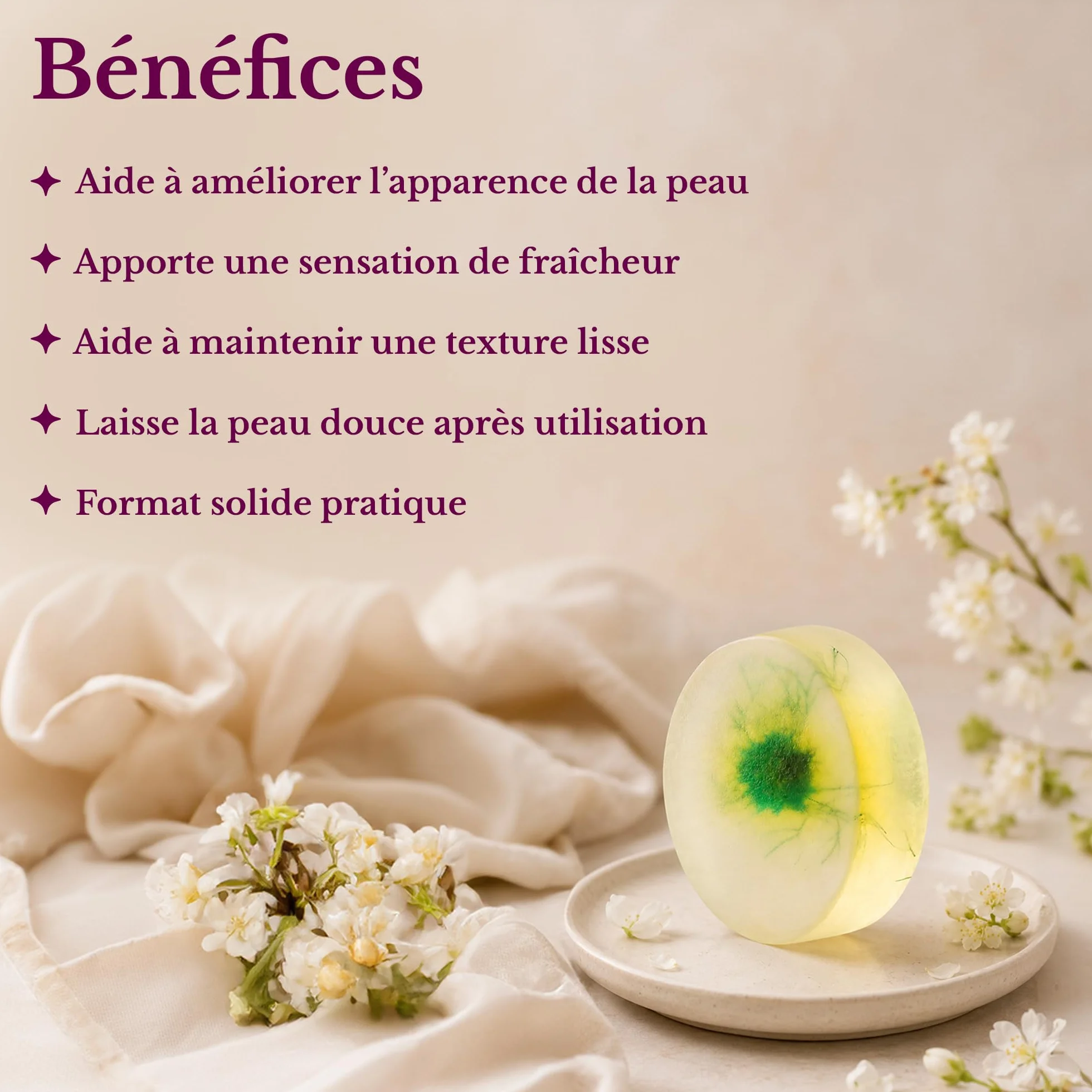 OBB Beauté Savon Kojic Éclaircissant 250g Clarifiant Acide Kojique Teint Unifié Éclat
