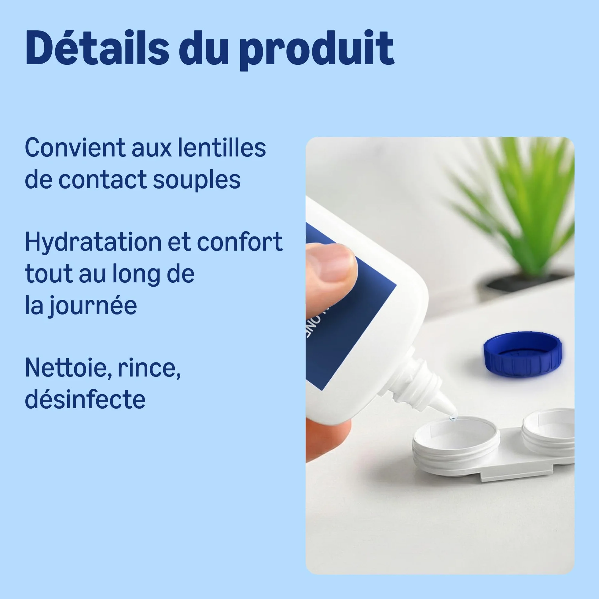 Healthcare by Amazon Solution lentilles de contact tout-en-un 2 x 250 ml