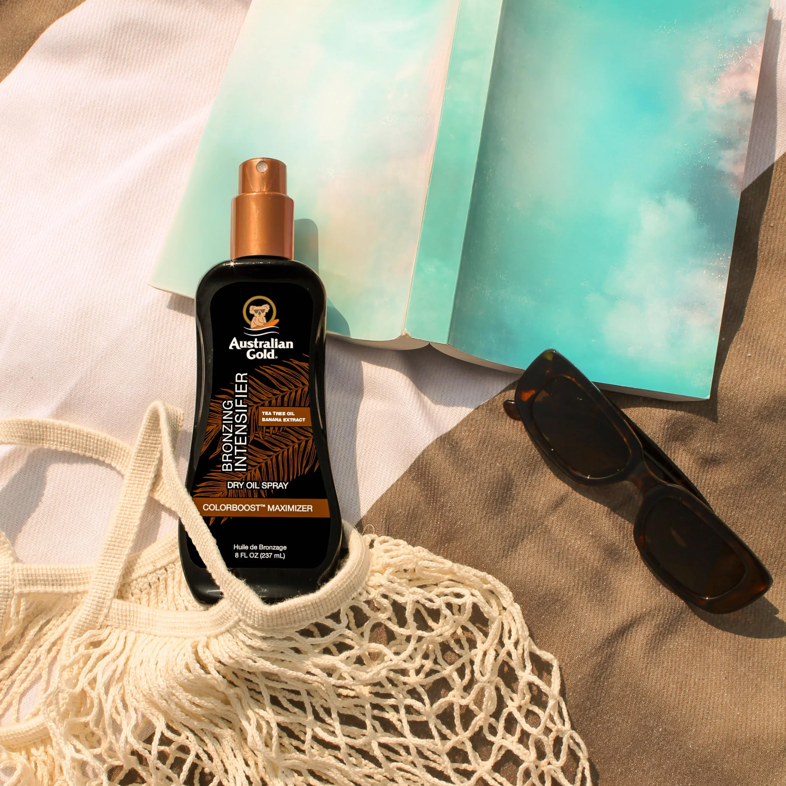 Australian Gold Huile Sèche Intensificatrice de Bronzage Naturelle 237 ml