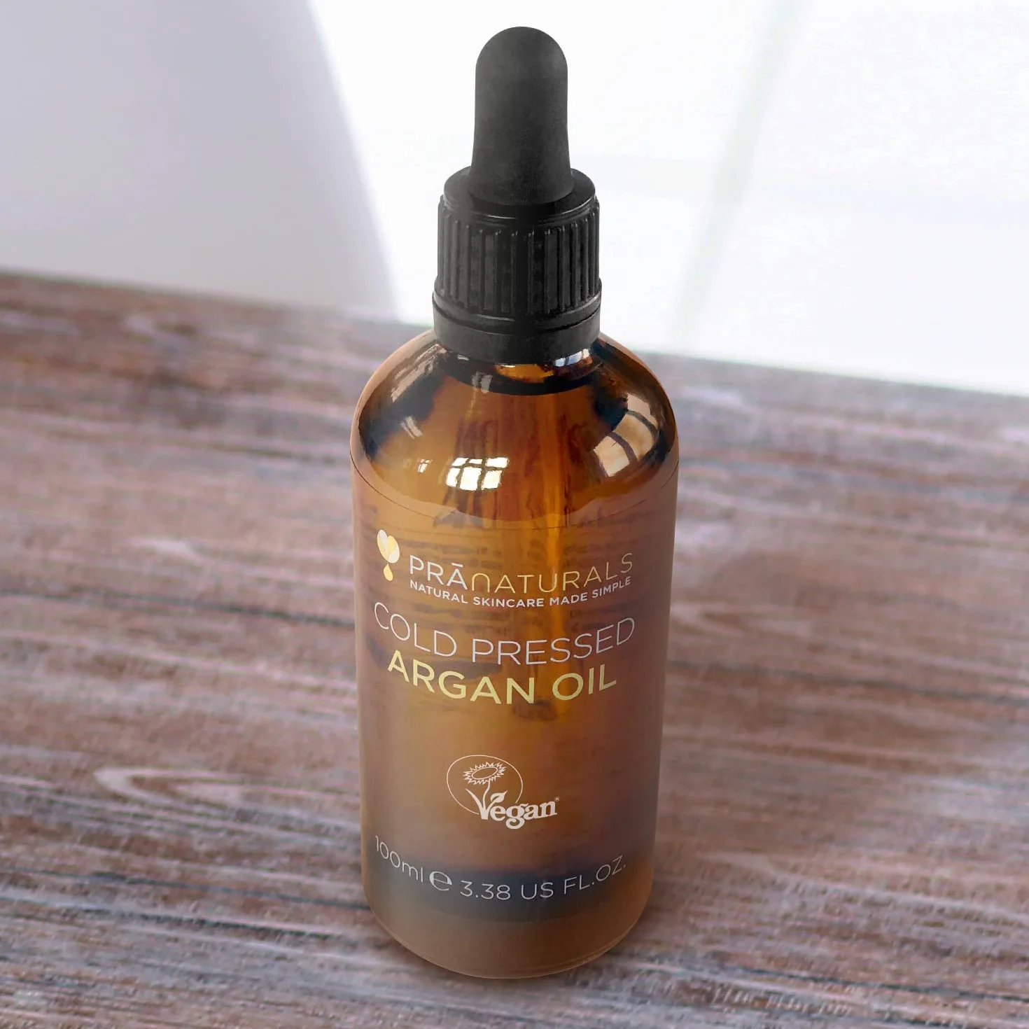 Huile d'Argan Marocaine Pure & Naturelle 100ml - Riche en Vitamine E pour Peau, Cheveux & Ongles Sains