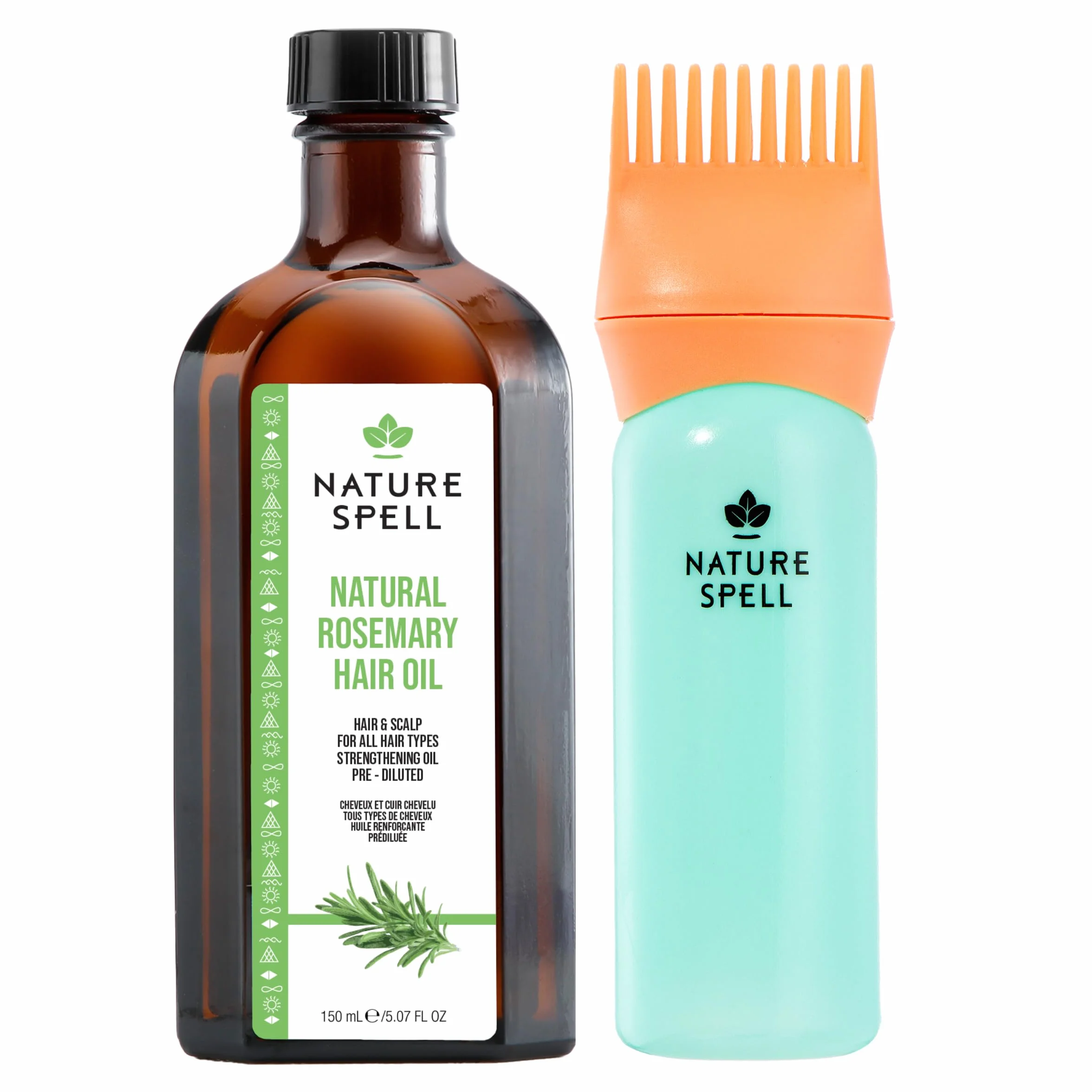 Nature Spell Huile de Romarin Croissance Cheveux Pré-diluée 150 ml