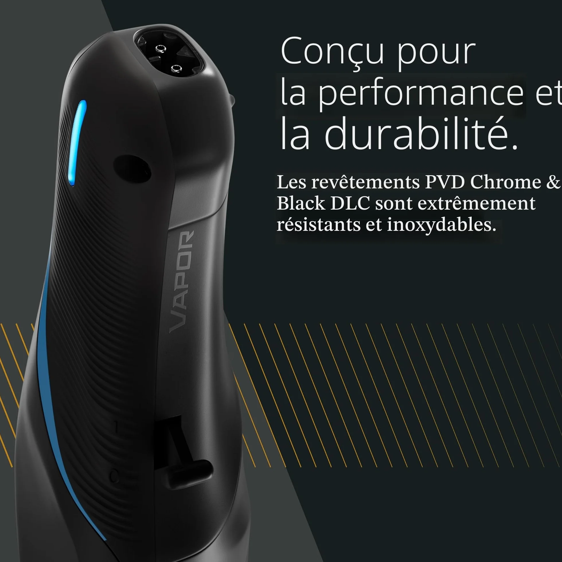 Wahl Vapor Tondeuse à cheveux professionnelle moteur haute performance lame précision noir