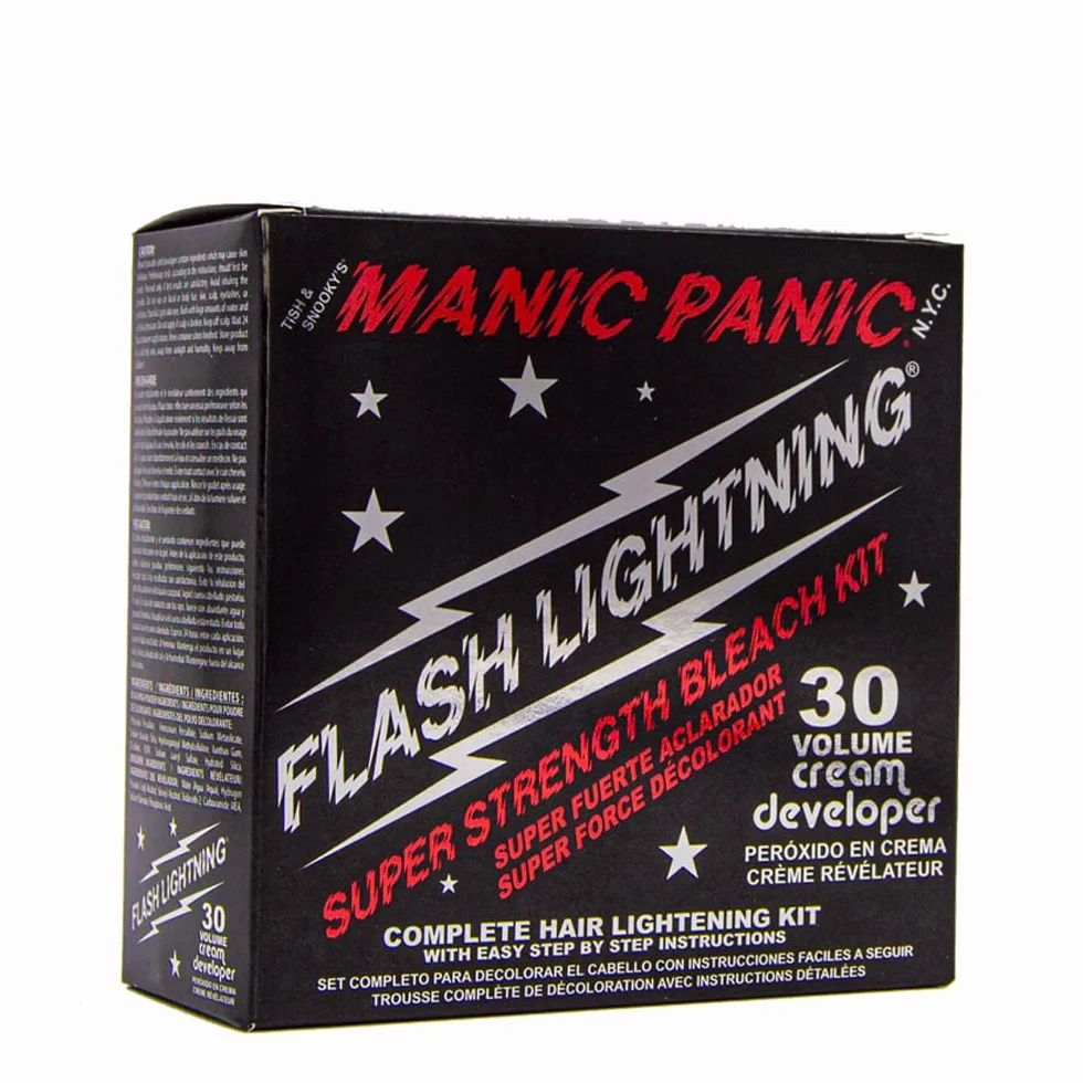 Manic Panic Flash Lightning Bleach Kit (30 Volume Cream Developer)