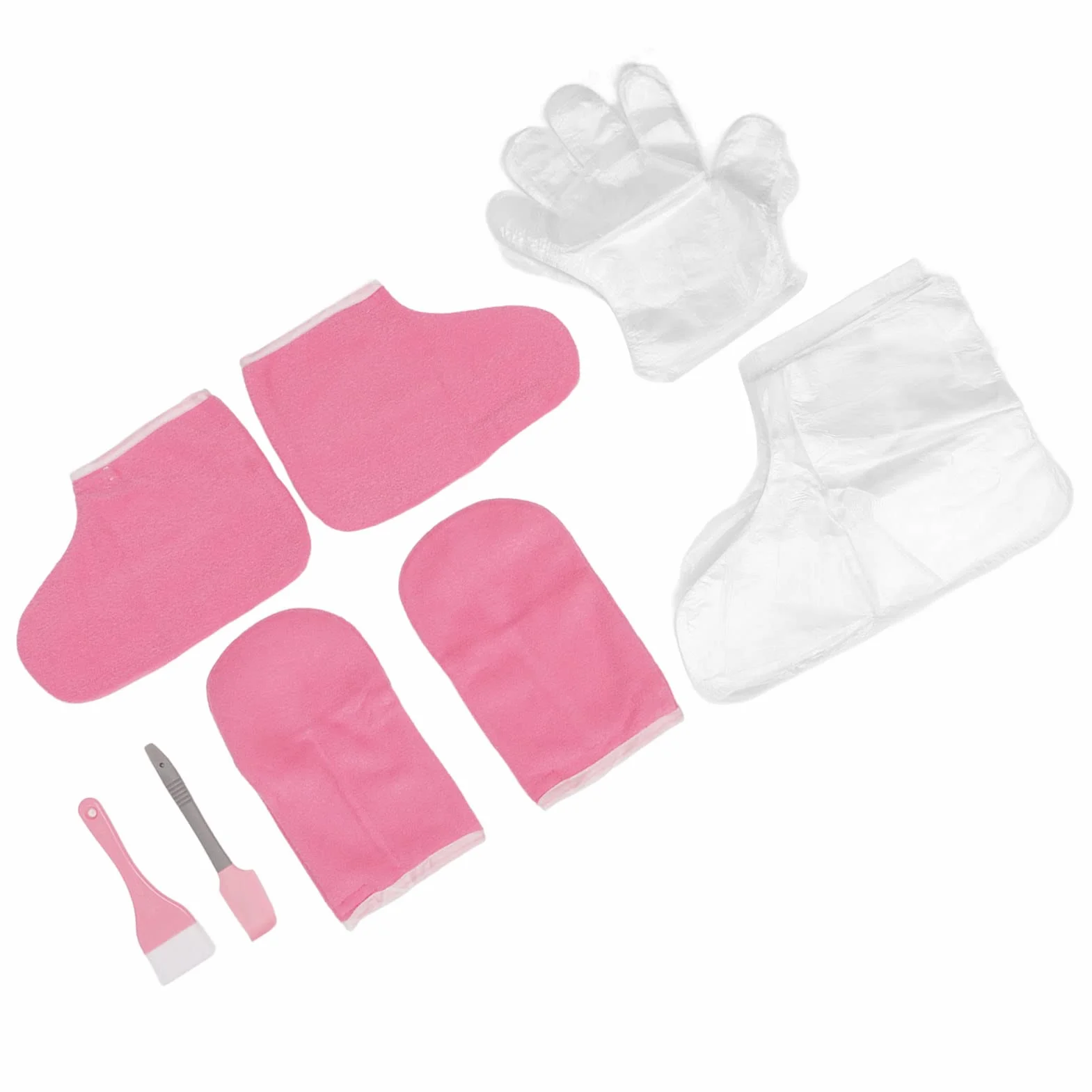 Gants de Paraffine pour Mains et Pieds – Flanelle Douce pour Maintenir la Cire au Chaud – Confort et Soins Optimaux – Usage Professionnel et Personnel