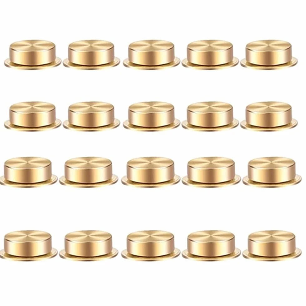 Lot de 20 Mini Roulements à Billes Rotatifs en Métal pour Loisirs Créatifs Nail Art Scrapbooking - Rotation Fluide à 360°