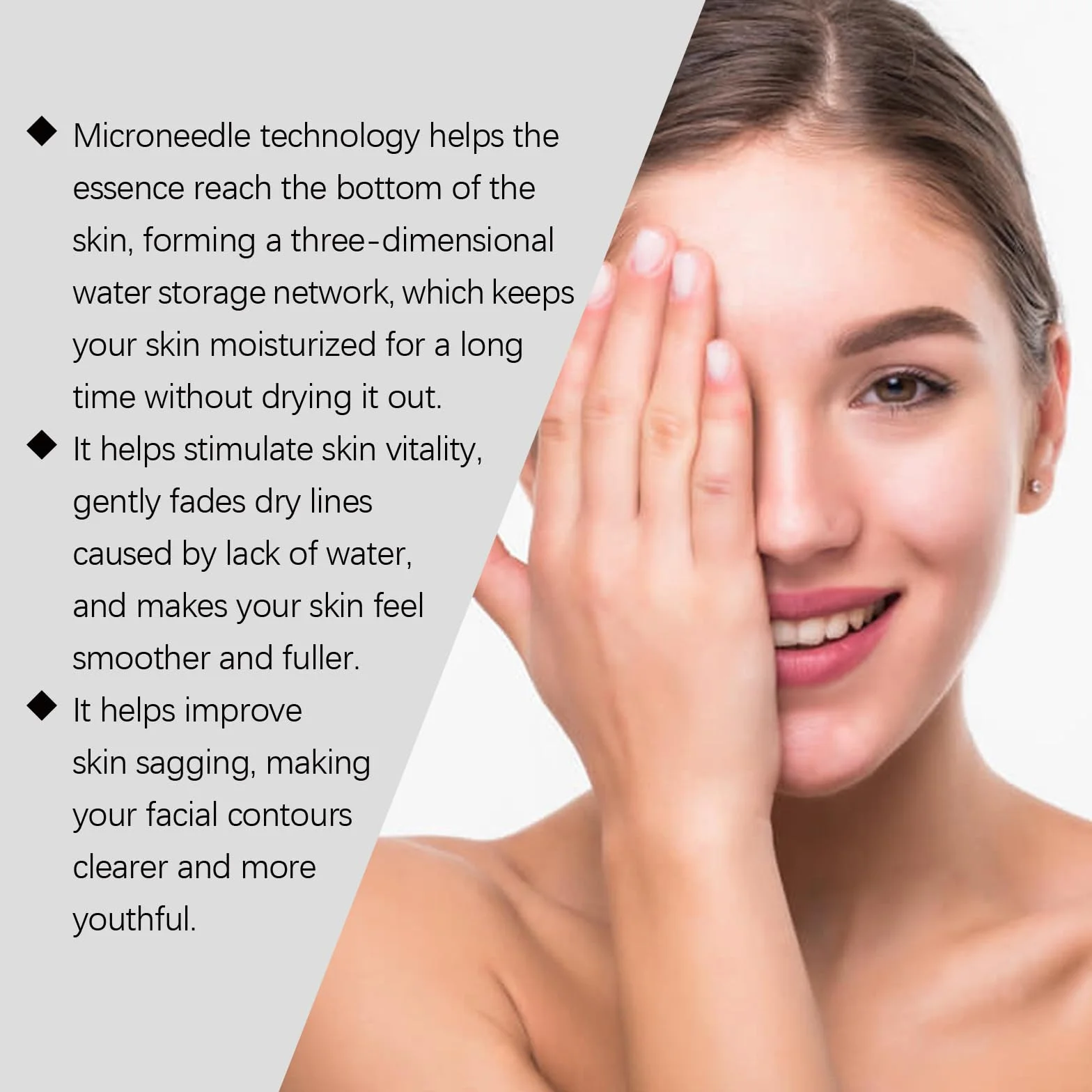 Système de Micro-infusion pour le Visage, Sérum à l'Acide Hyaluronique Ultra Hydratant