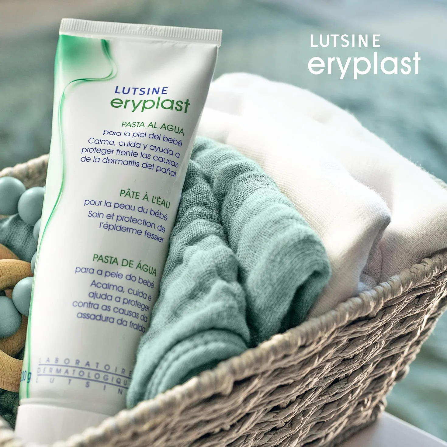 Eryplast Pâte à l’eau 200 gr - Soin érythèmes fessiers, rougeurs, irritations - Hypoallergénique, sans parfum