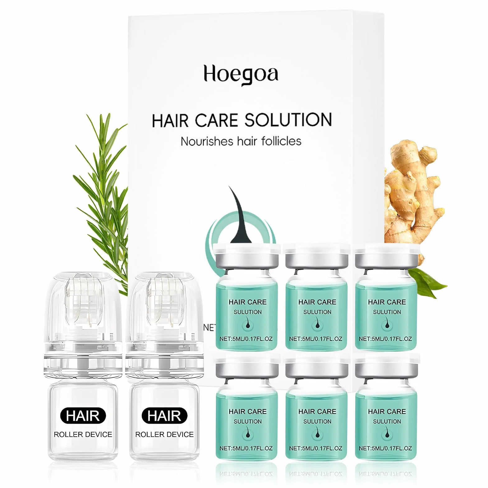 Alpha Infuse Hair Regrowth System, Système de Repousse des Cheveux, 5 ml x 6