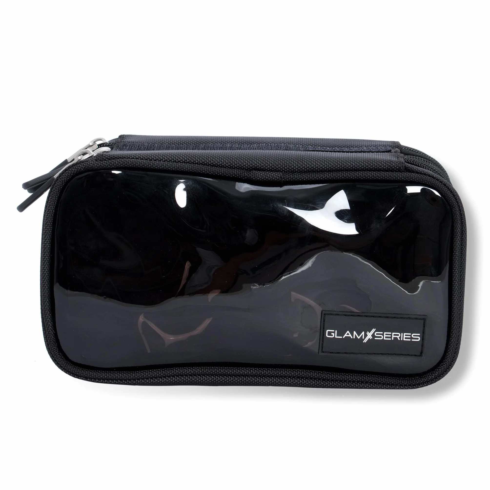 GlamDoubler Trousse à cosmétiques 230 x 120 x 100 mm, Organiseur de Maquillage avec 4 Compartiments Transparents