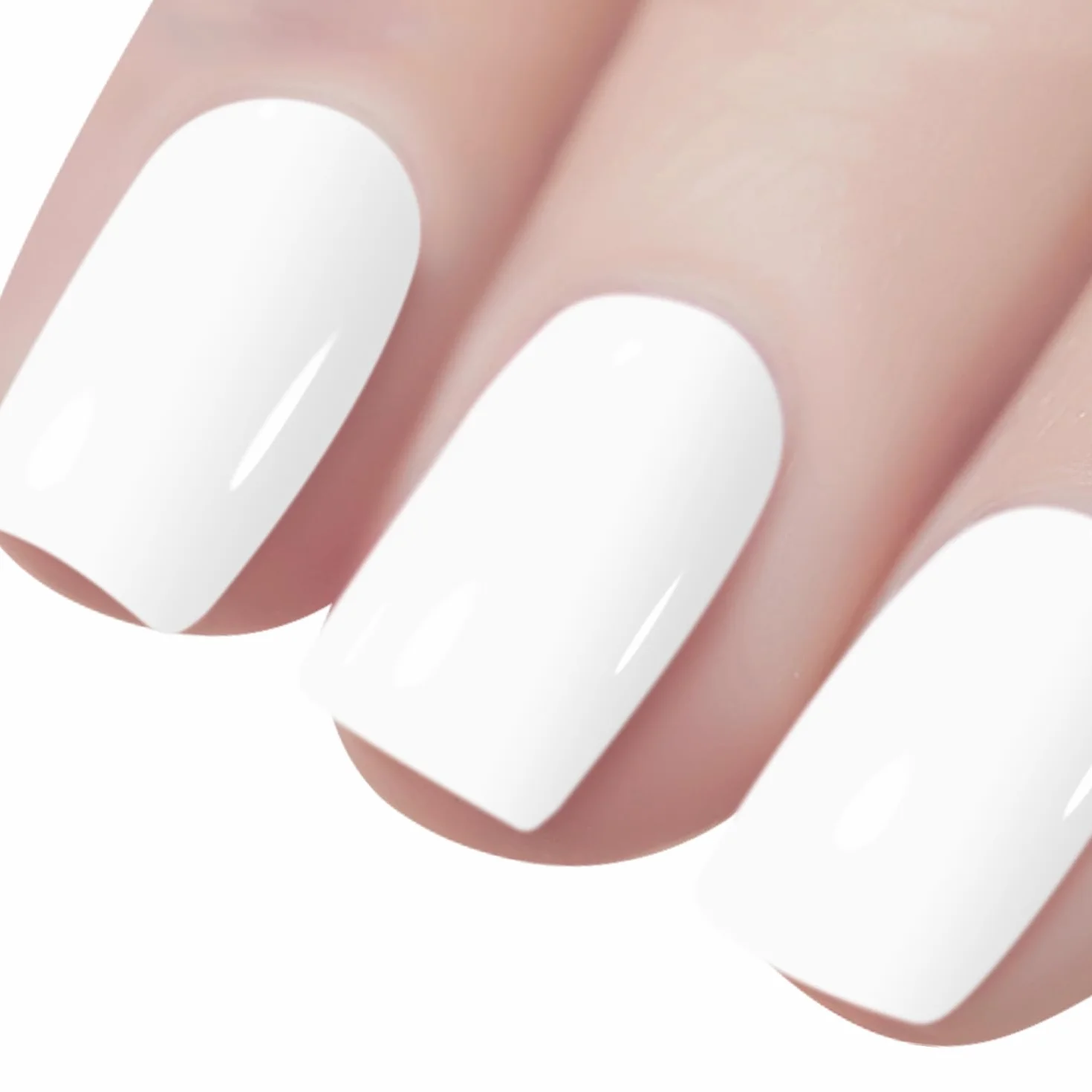 Vishine 8ml Vernis à Ongles Gel Semi Permanent Blanc French White UV LED Nail Polish LM046
