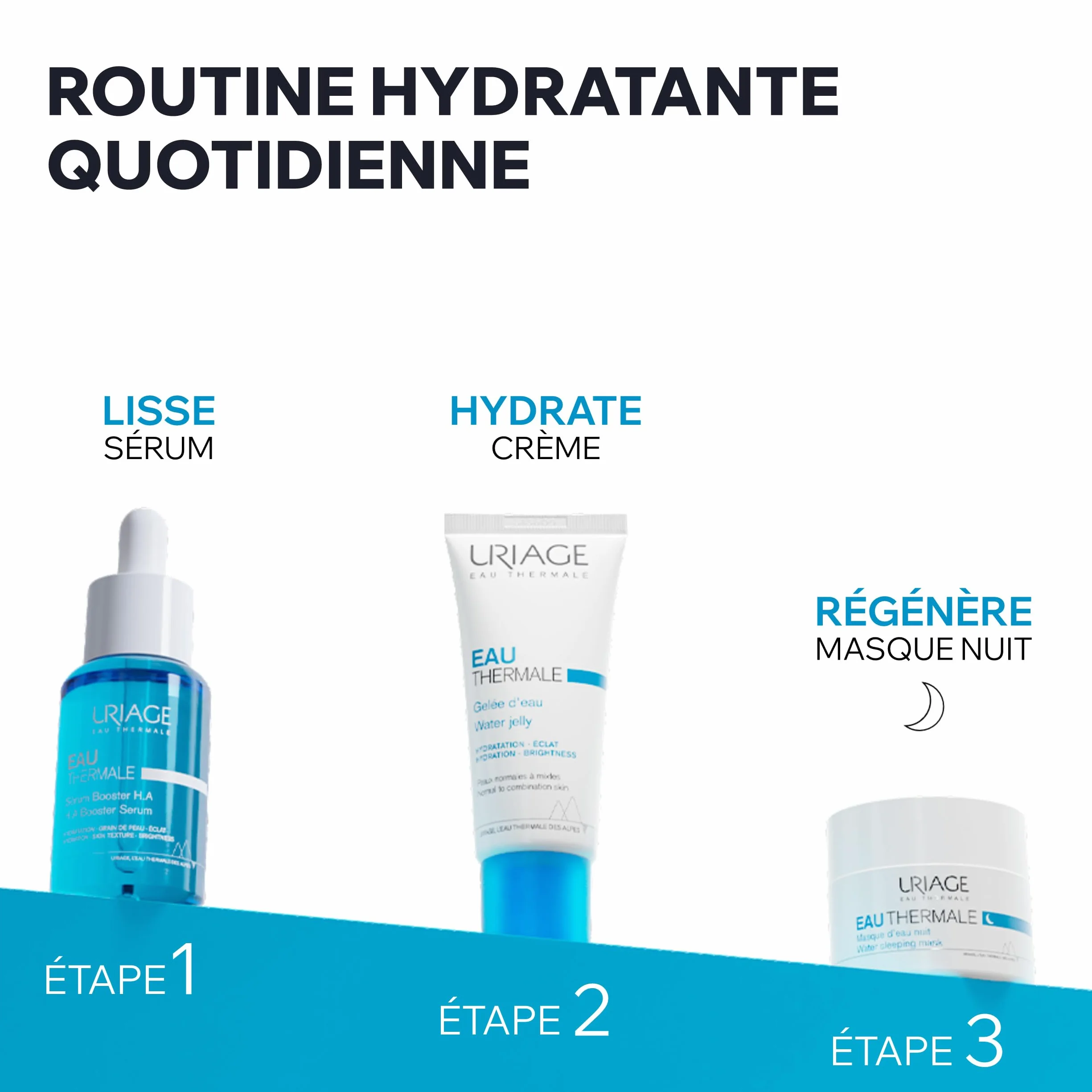 Uriage Masque de Nuit Hydratant Acide Hyaluronique Edelweiss 50ml