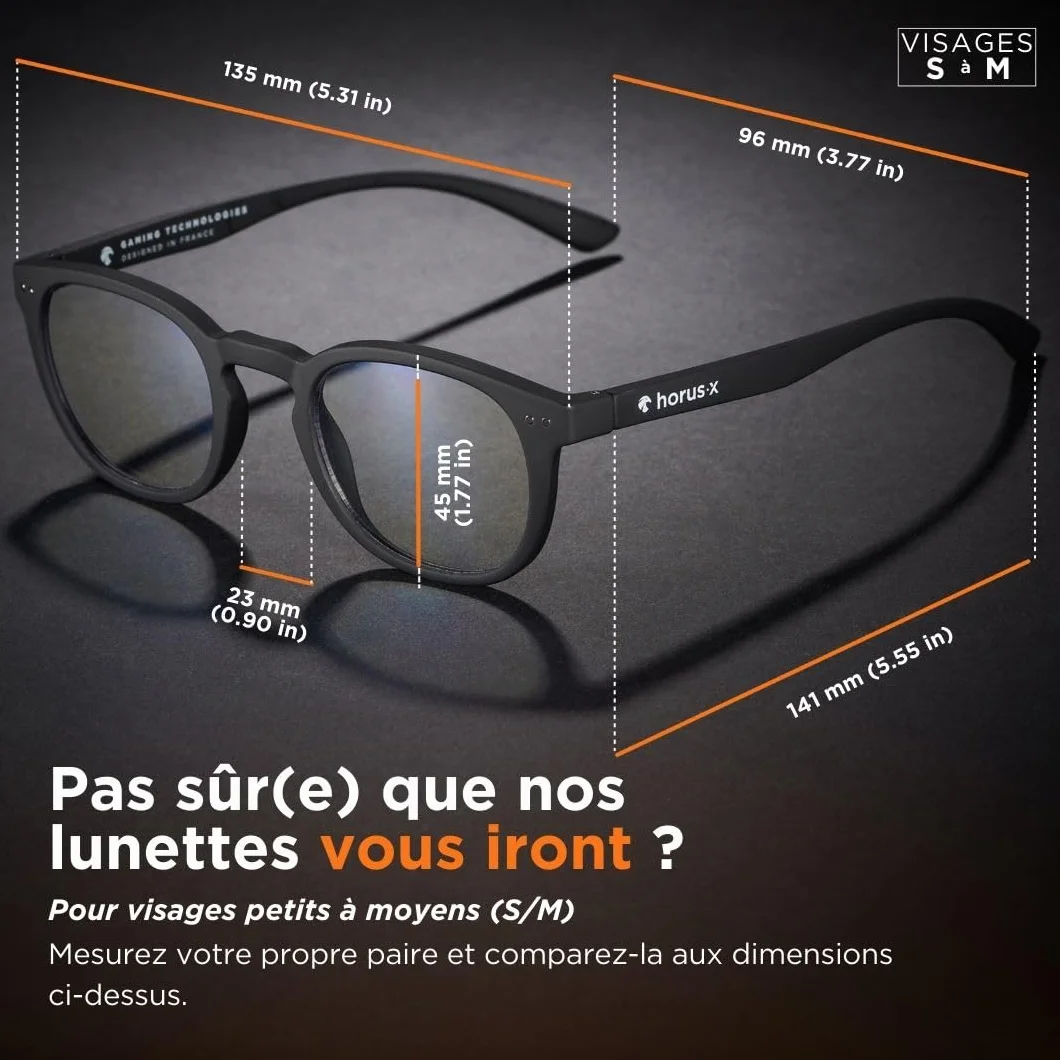 Horus X Lunette Anti Lumiere Bleue Homme Femme Urban V3