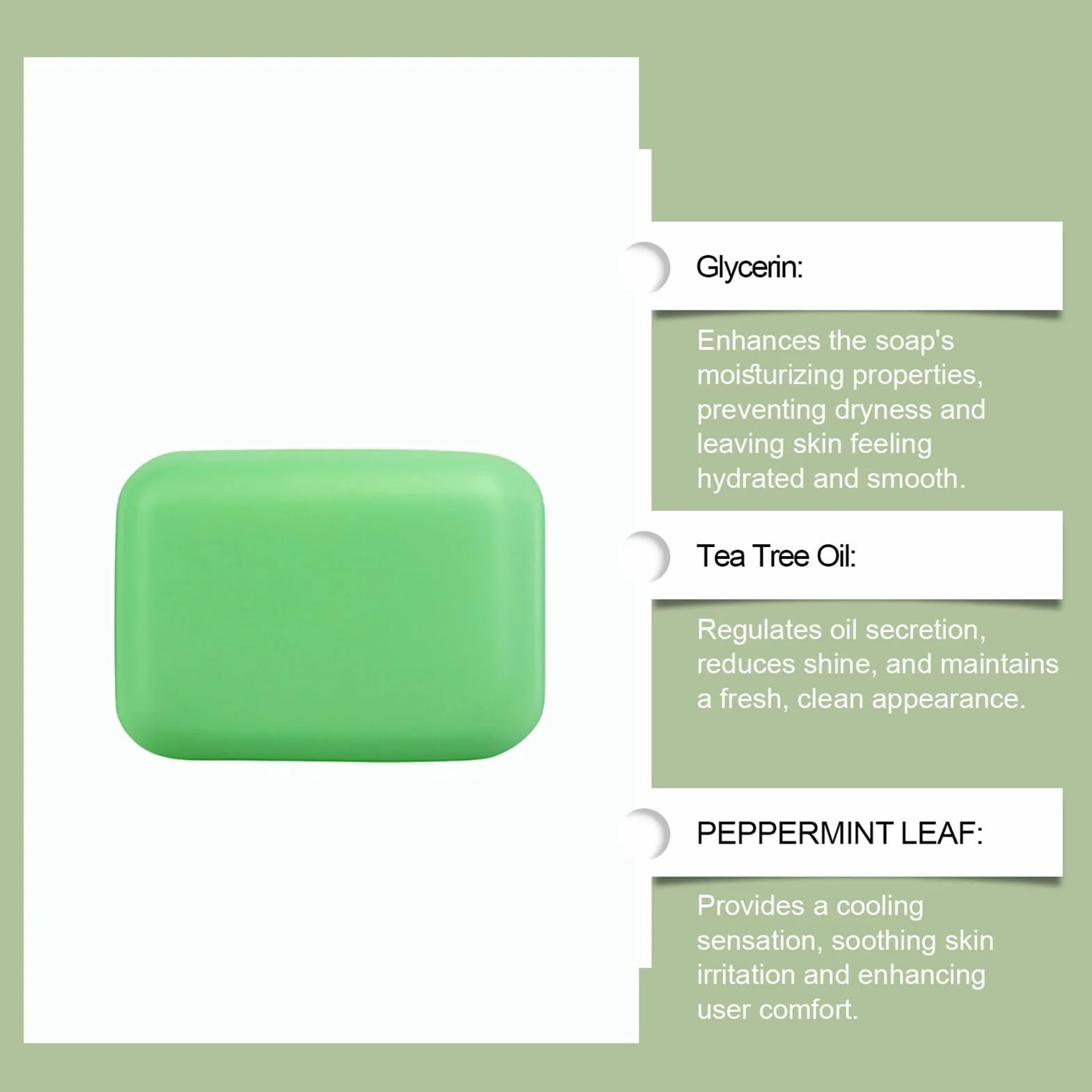 Savon Antifongique à l'Huile d'Arbre à Thé 100g Nettoyant Naturel Anti Mycose Pied