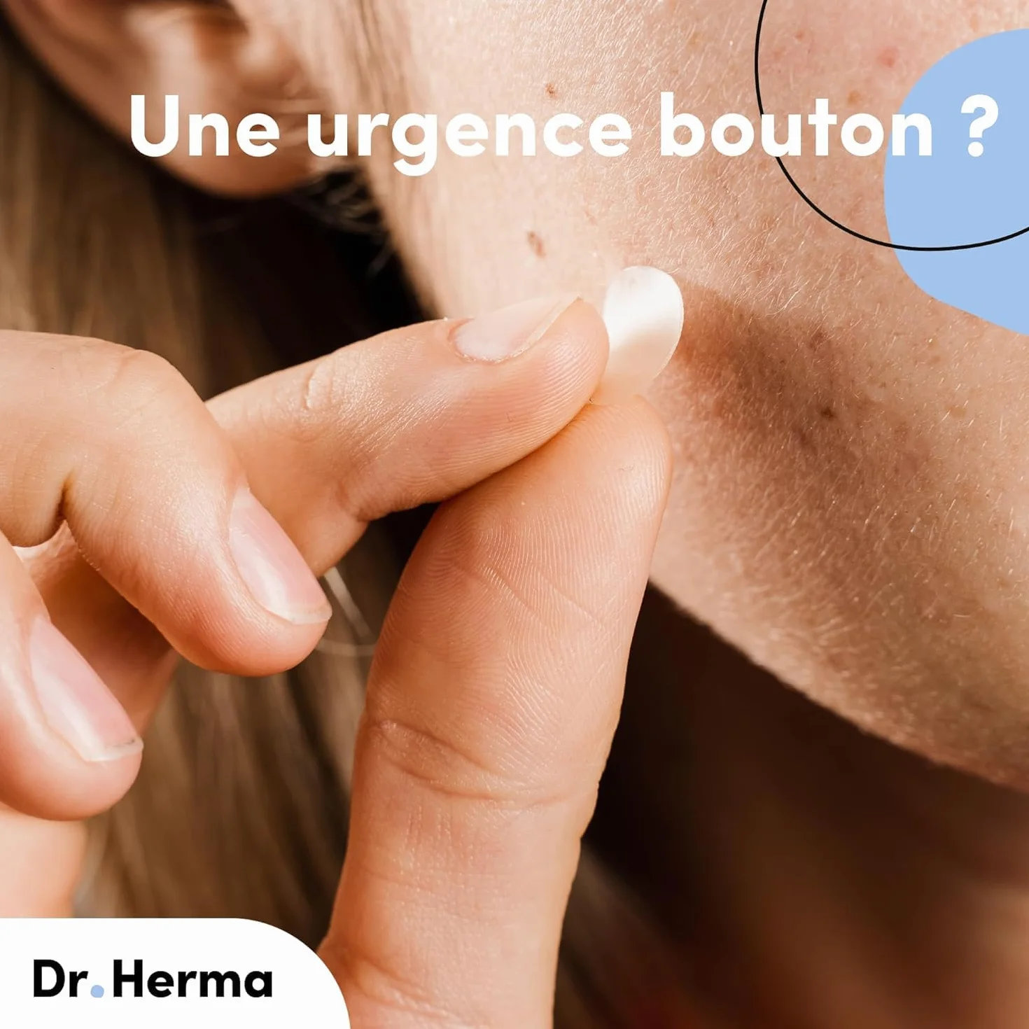 Dr. Herma Patch Anti Bouton Acné Invisible Acide Salicylique Hydrocolloïdes 3 Boîtes de 24 Patchs