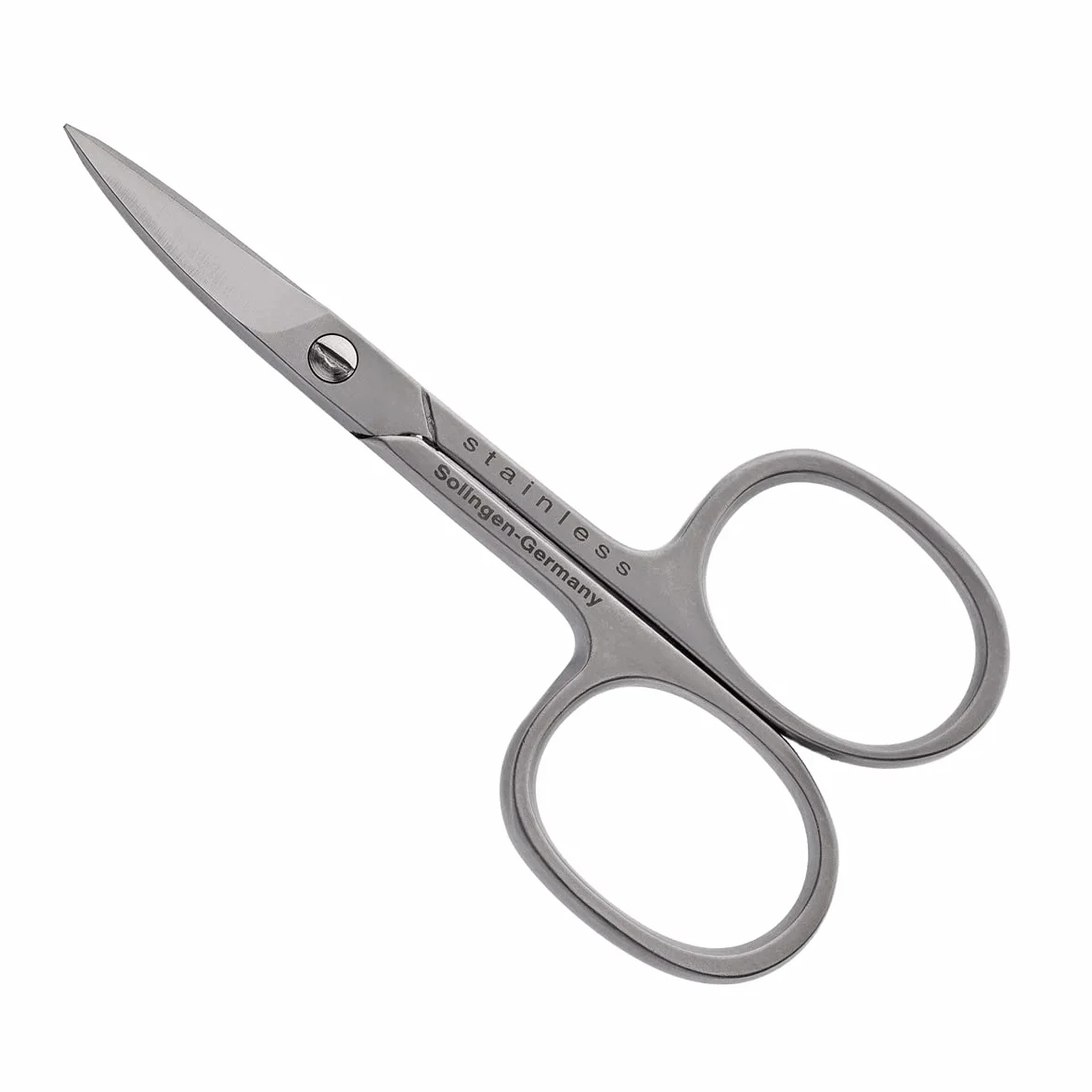 OTTO HERDER Solingen Ciseaux à ongles, incurvés, extra tranchants, 9 cm, avec coupe courbée/micro-denture, simple face en acier inoxydable, pour ongles des mains et des pieds