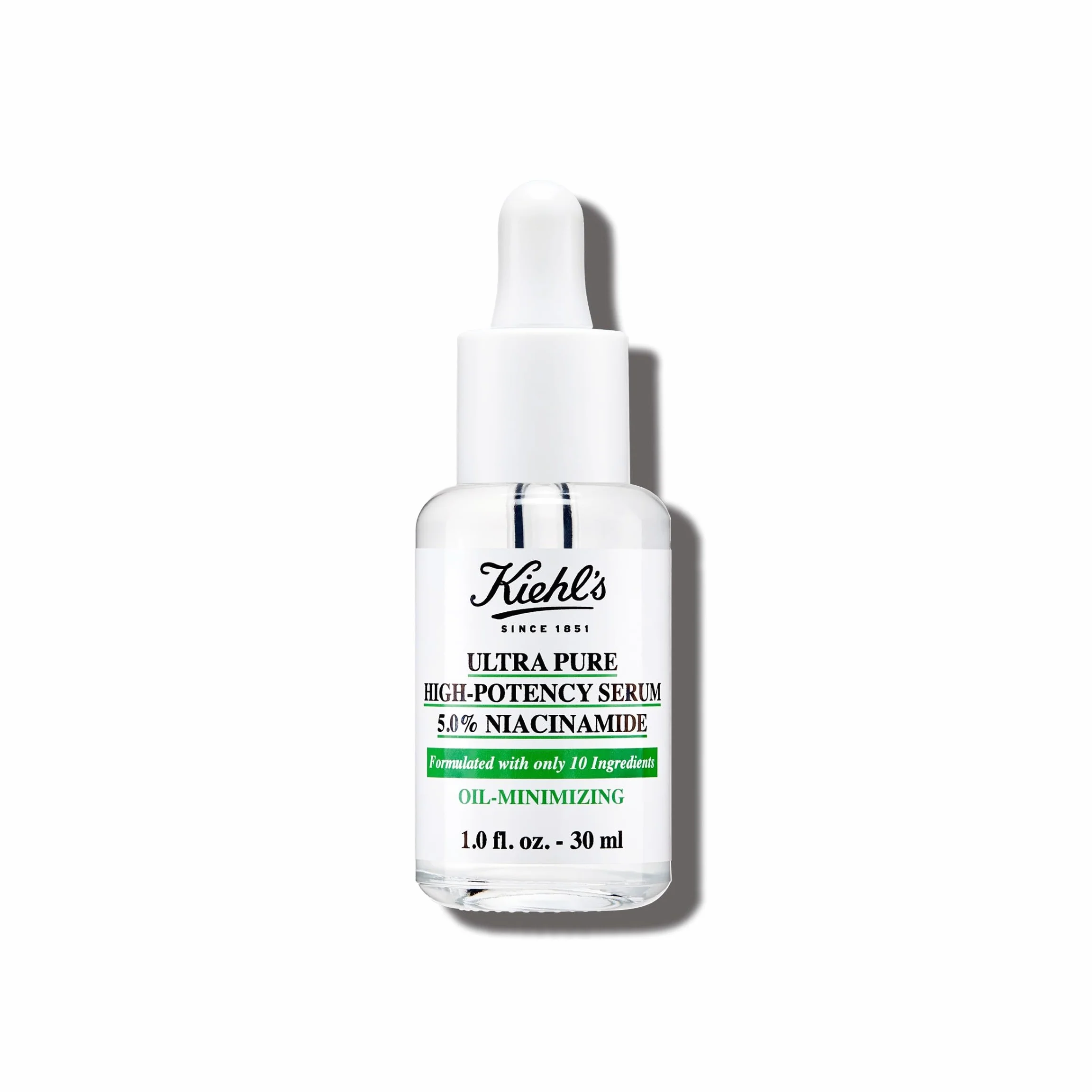Kiehl's Ultra Pure High-Potency Sérum 5,0% Niacinamide Visage Concentré Peaux Grasses 30 ml