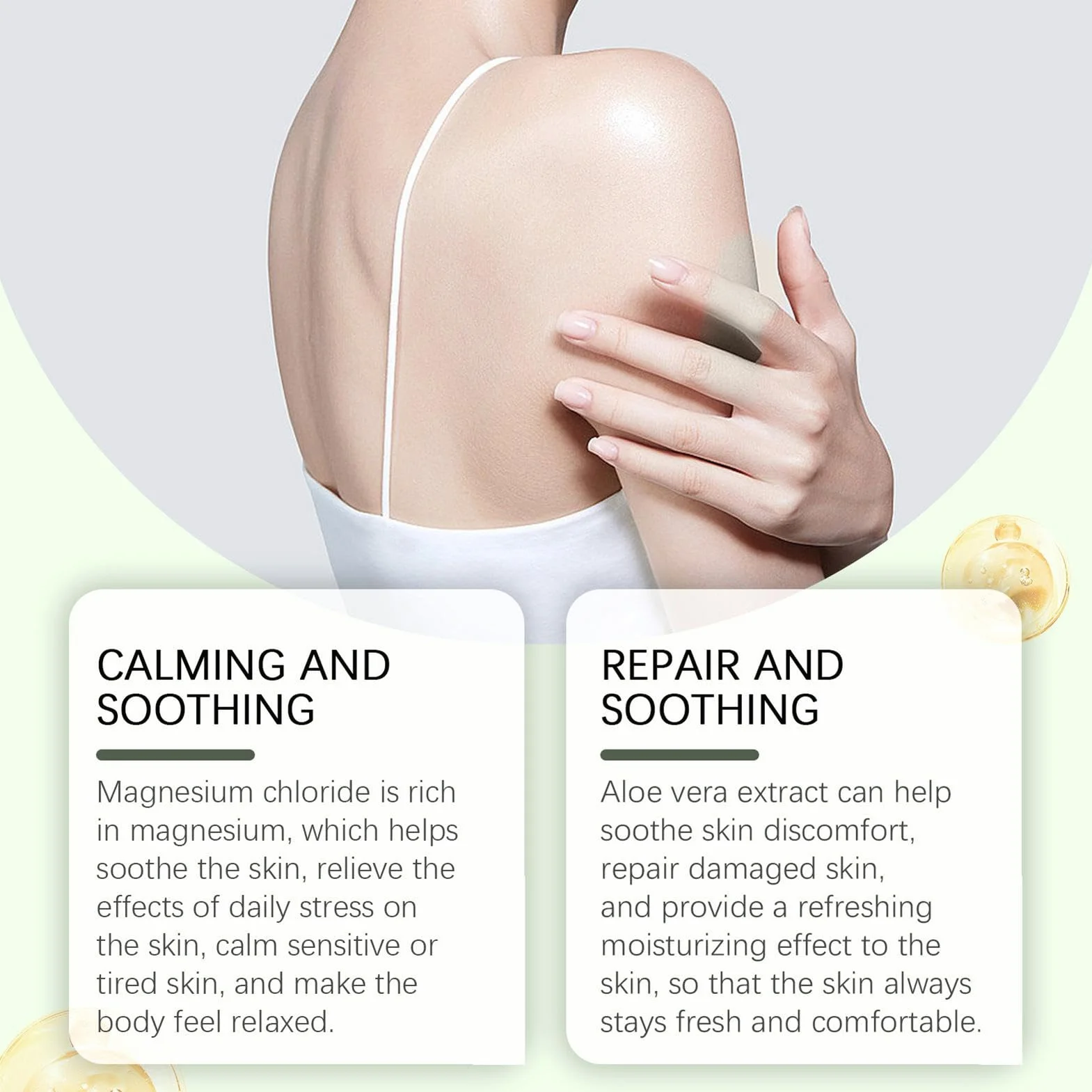 Crème au magnésium pour les soins de la peau, baume nourrissant pour le corps, crème naturelle pour peau sèche, beurre hydratant pour le corps, 114 g avec 3 ans de durée de vie