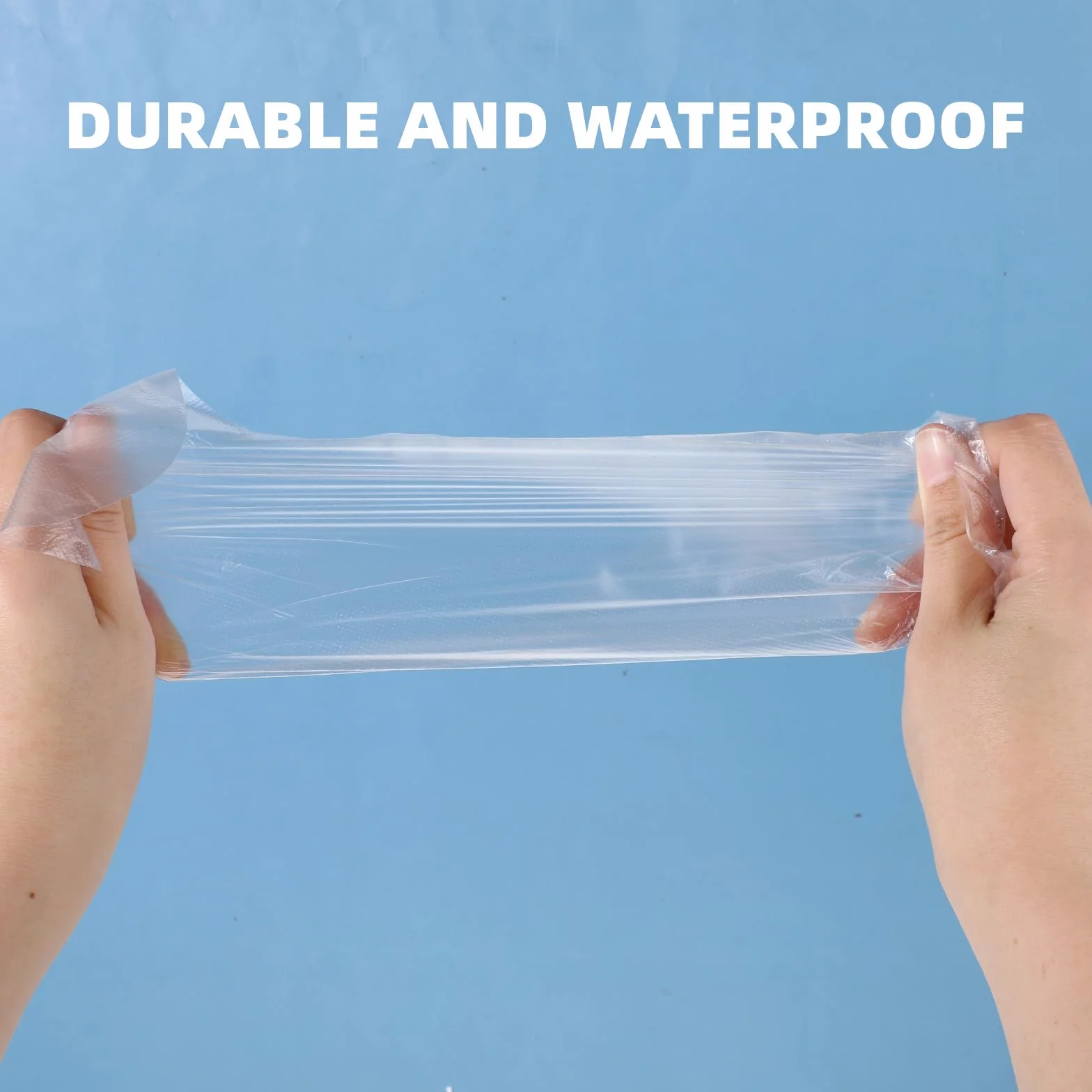 Qianyu Lot de 100 chaussettes jetables en plastique hydratantes pour les pieds, soins de la peau
