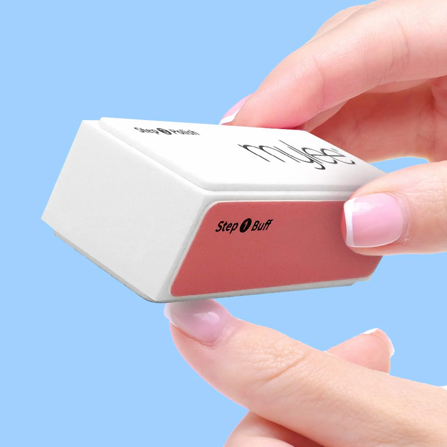 Mylee Bloc Polissoir 3 Faces 320/600/3000 Lime Ponçage Manucure Professionnelle pour Vernis Semi-Permanent & Ongles Acryliques