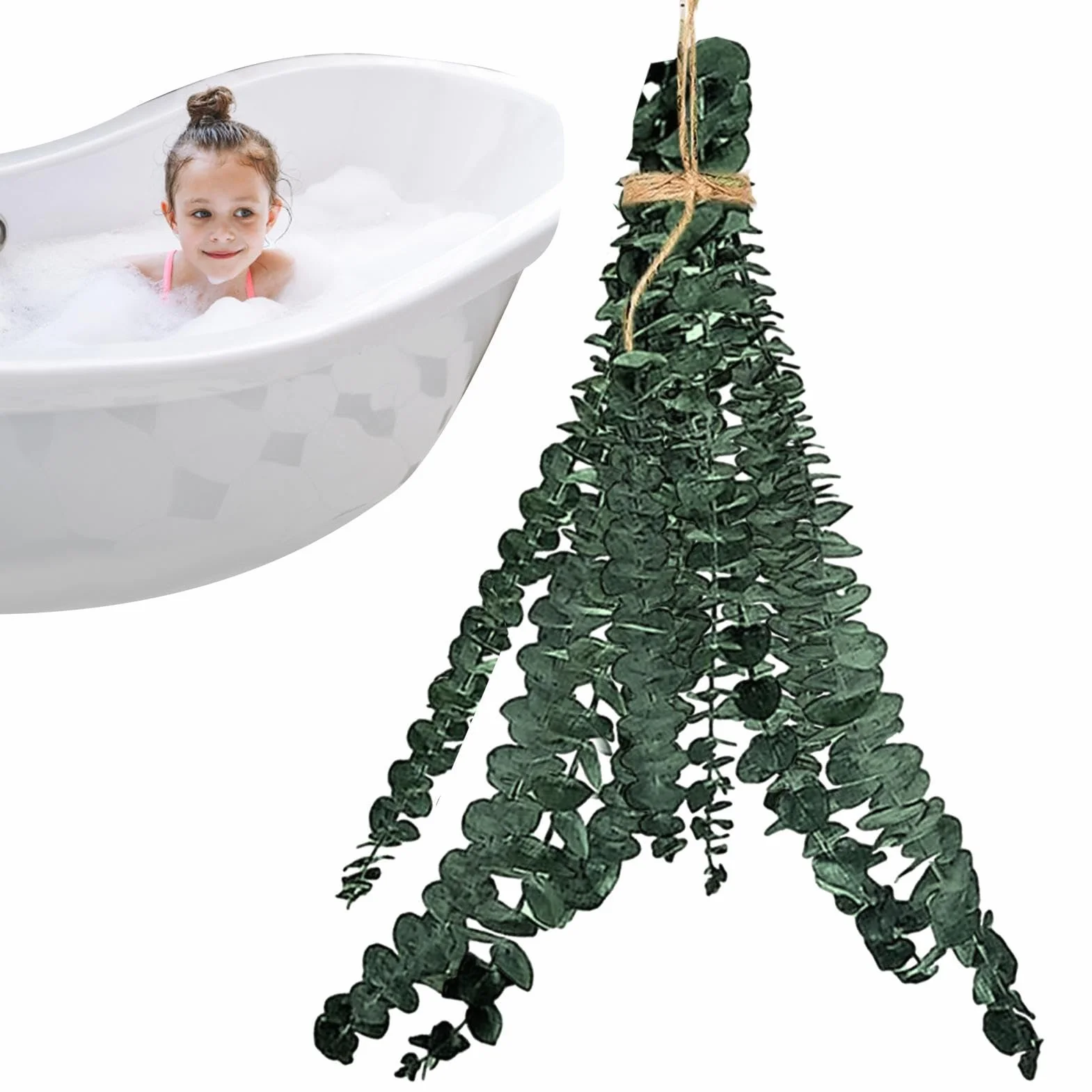 Tiges d'Eucalyptus pour Douche - Naturelles Grand Format 10 Unités, Arrangements Fleurs Sèches Décoration Maison Salle de Bain
