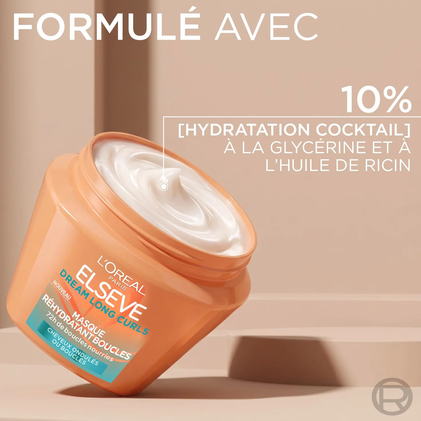 L’ORÉAL PARIS Elseve Dream Long Curls Masque Réhydratant Boucles 72H 290 ml