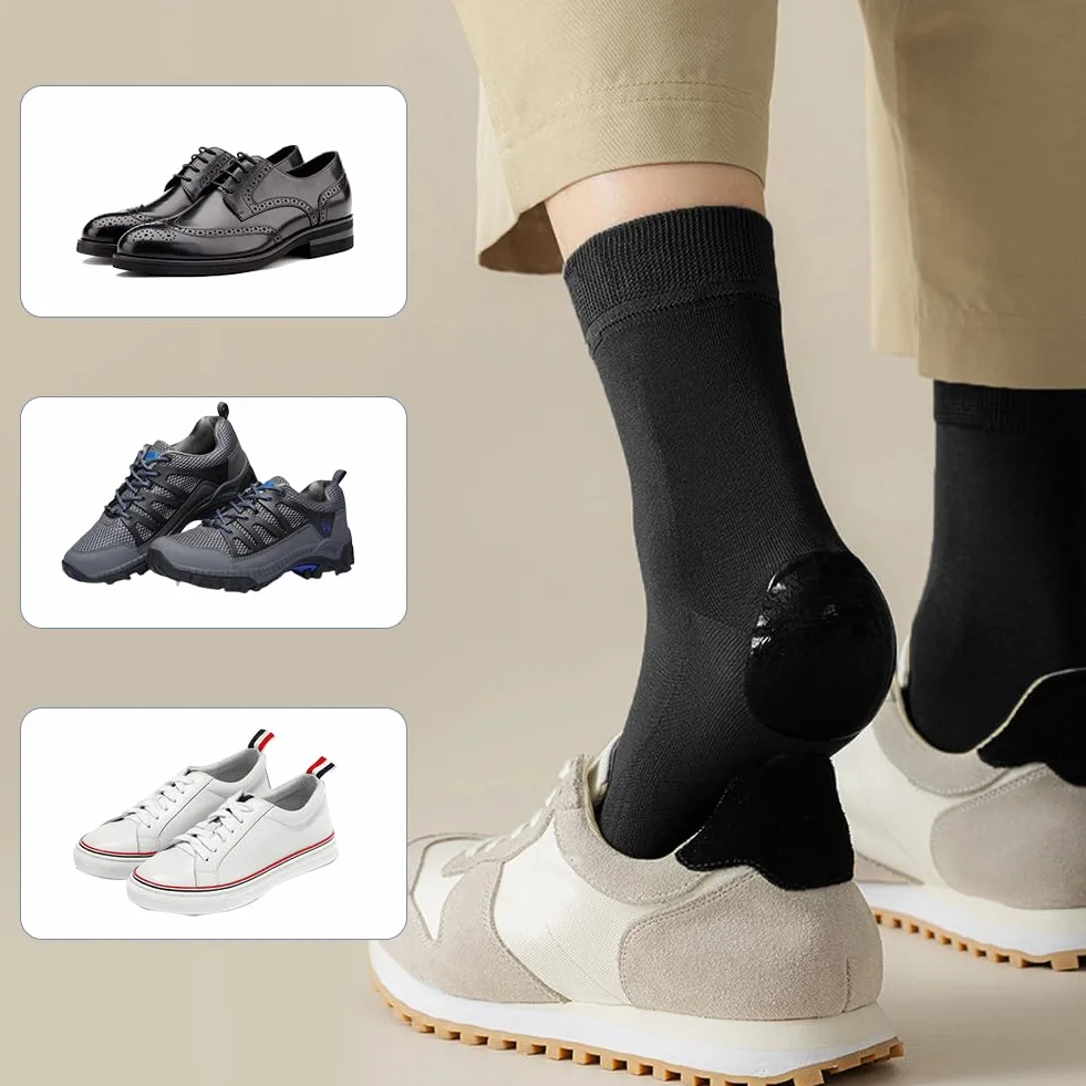 Chaussettes Hydratantes Pieds Secs 2 Paires en Silicone Soins Peau Fissurée Dure Sèche Jour et Nuit