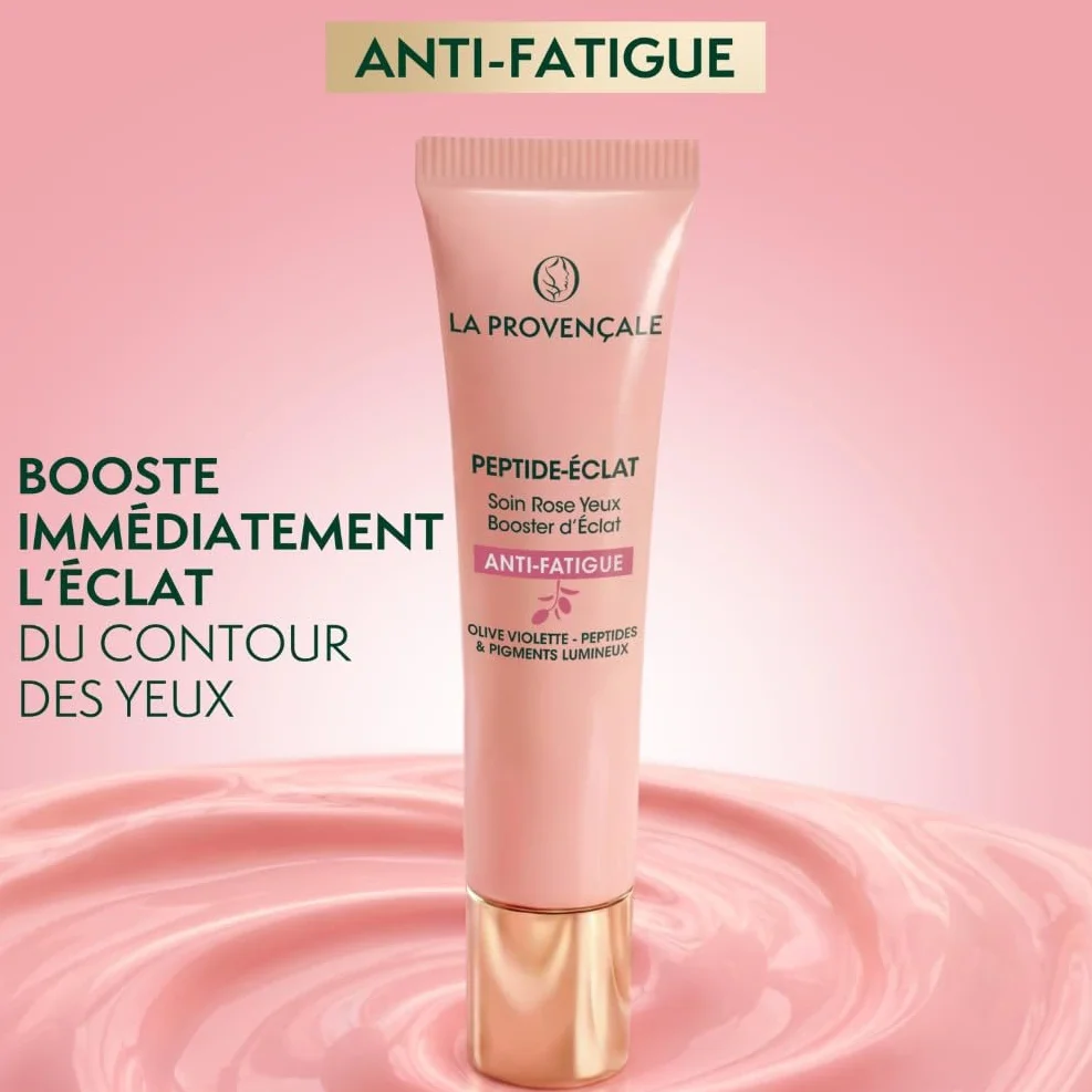 La Provençale Peptide-Éclat Soin Yeux Rose Booster d'Éclat Anti-fatigue 15 ml