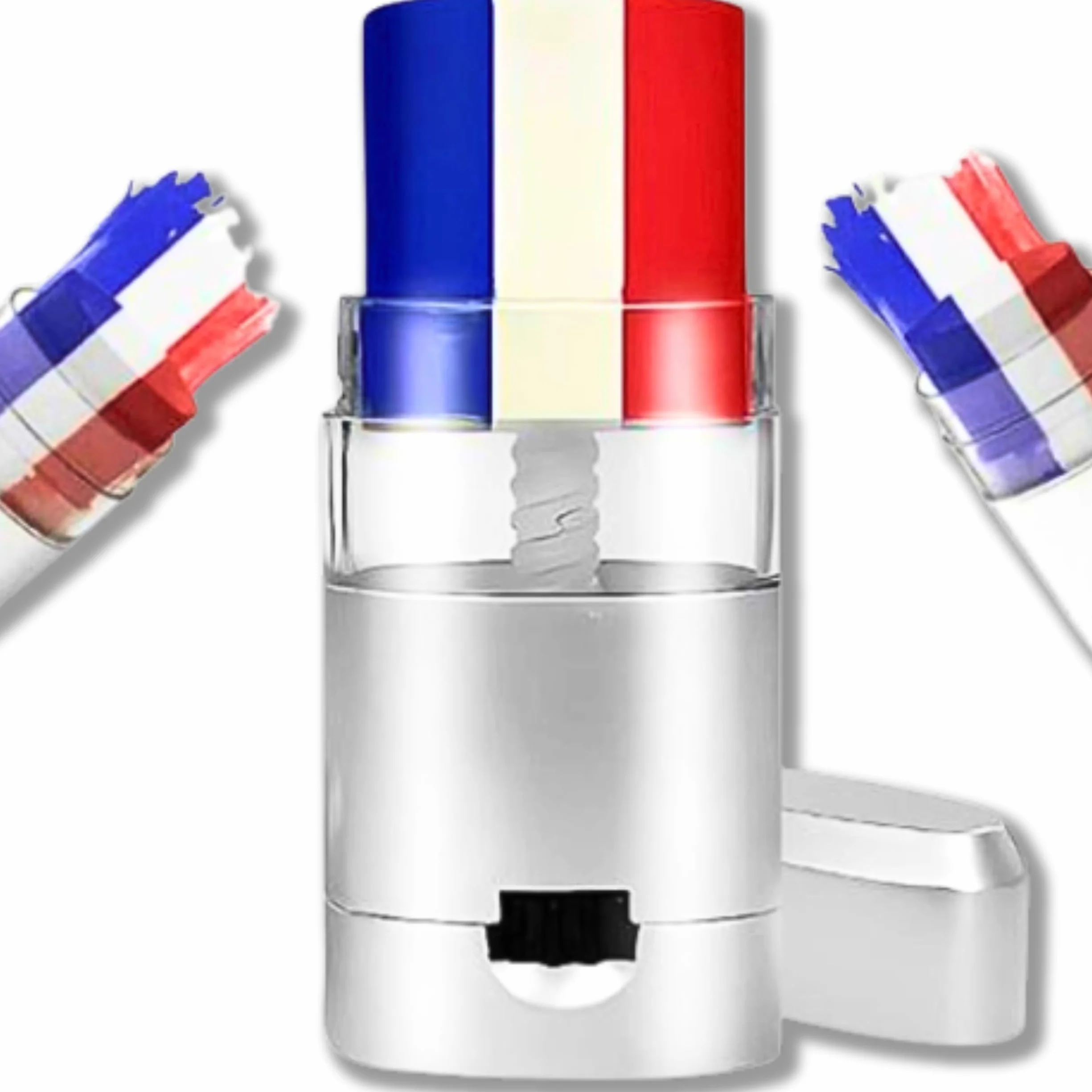Stick Maquillage Bleu Blanc Rouge Drapeau Francais Tricolore Face & Body Paint Supporter France