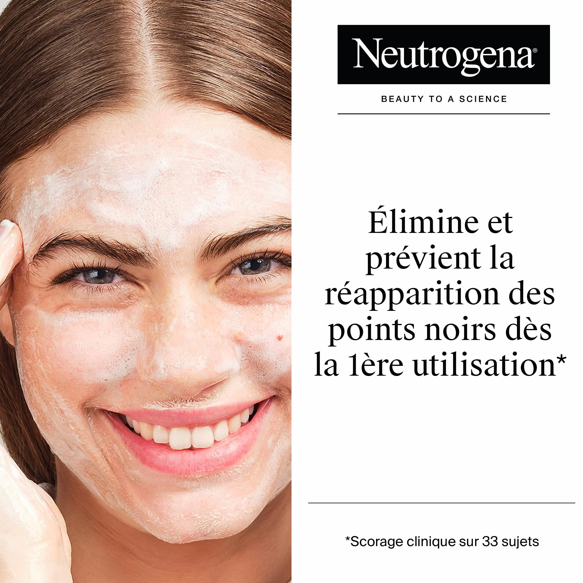 Neutrogena Crème Nettoyante Désincrustante Anti-Points Noirs 150 ml Acide Salicylique 2%