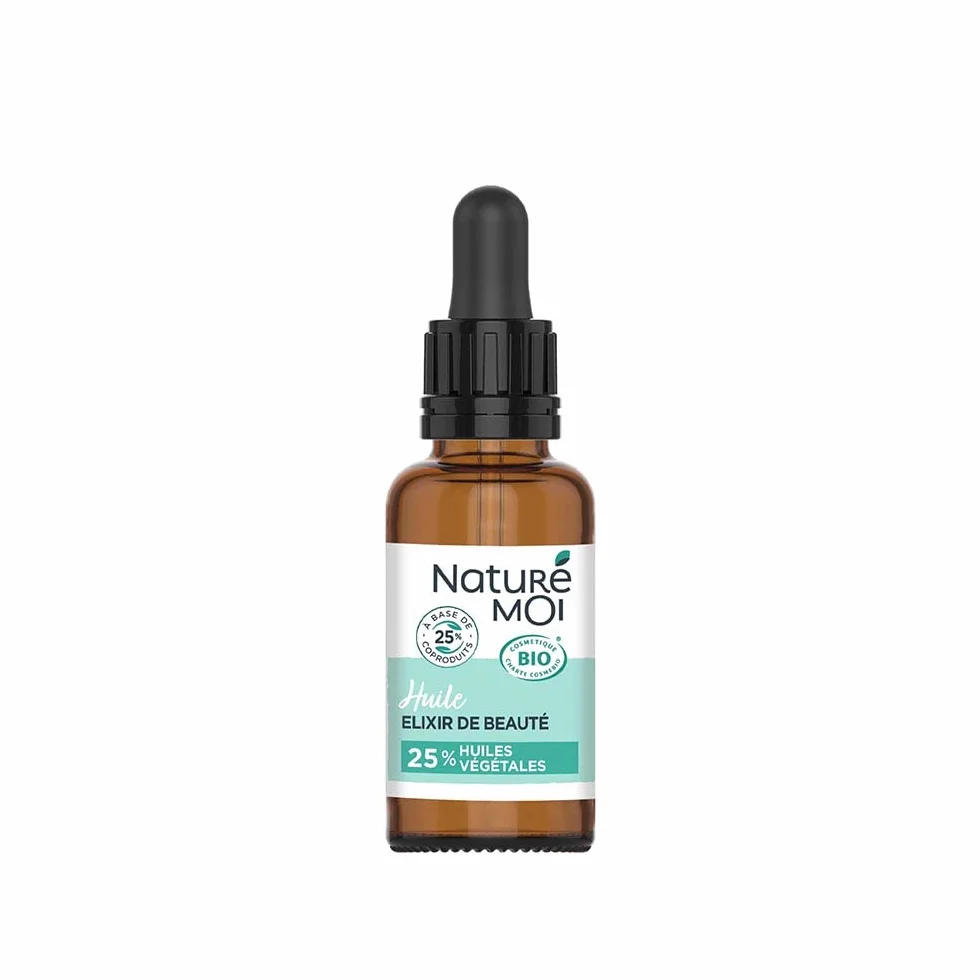 Naturé moi Naturé moi - Huile Élixir de Beauté Soin Visage Nourrit et Raffermit la peau Pépins Raisin Bio Jojoba 100% d'Origine Naturelle 30 ml Fabriqué en France
