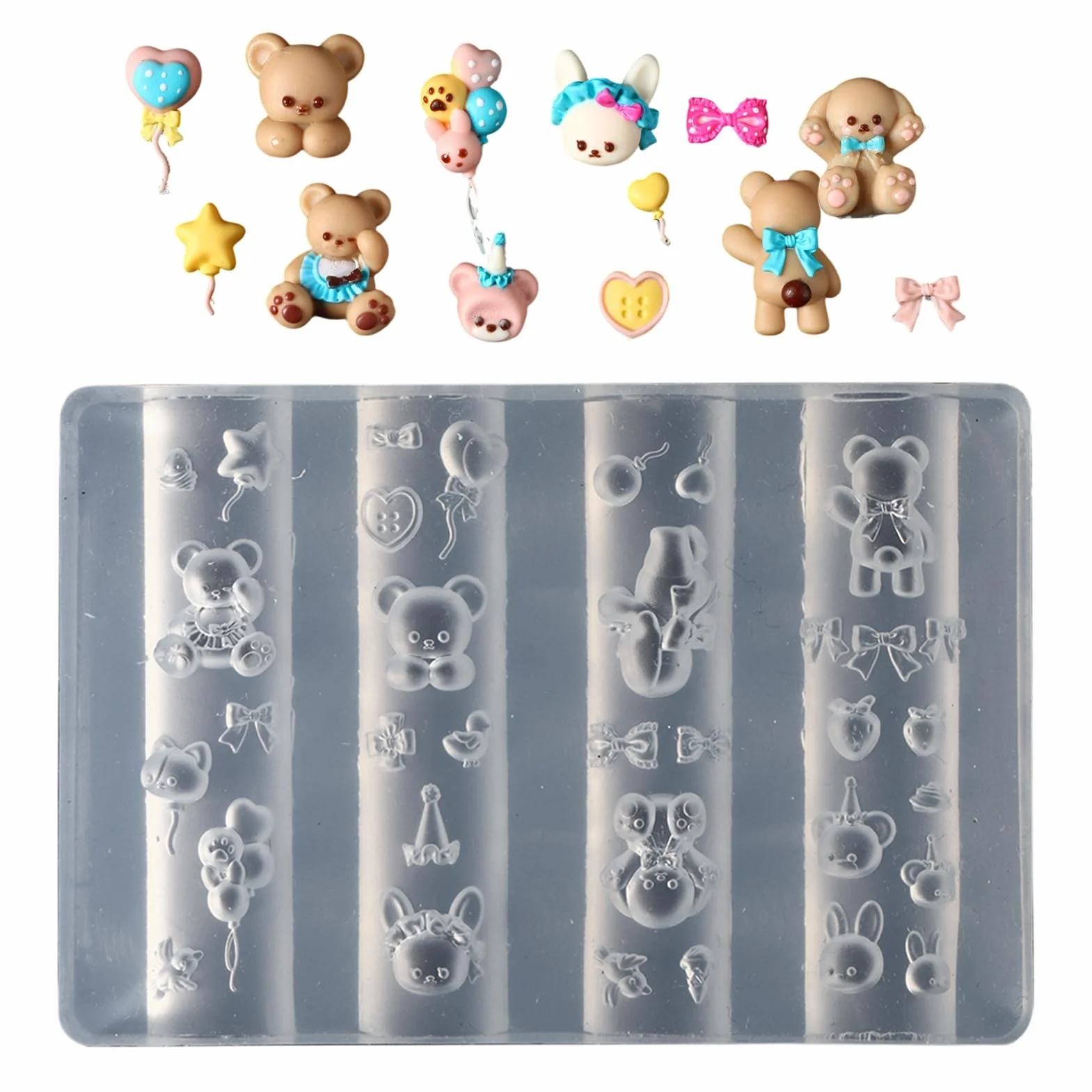 Moule en Silicone pour Art des Ongles Décorations 3D Prothèses Ongulaires Accessoires Manucure Femme