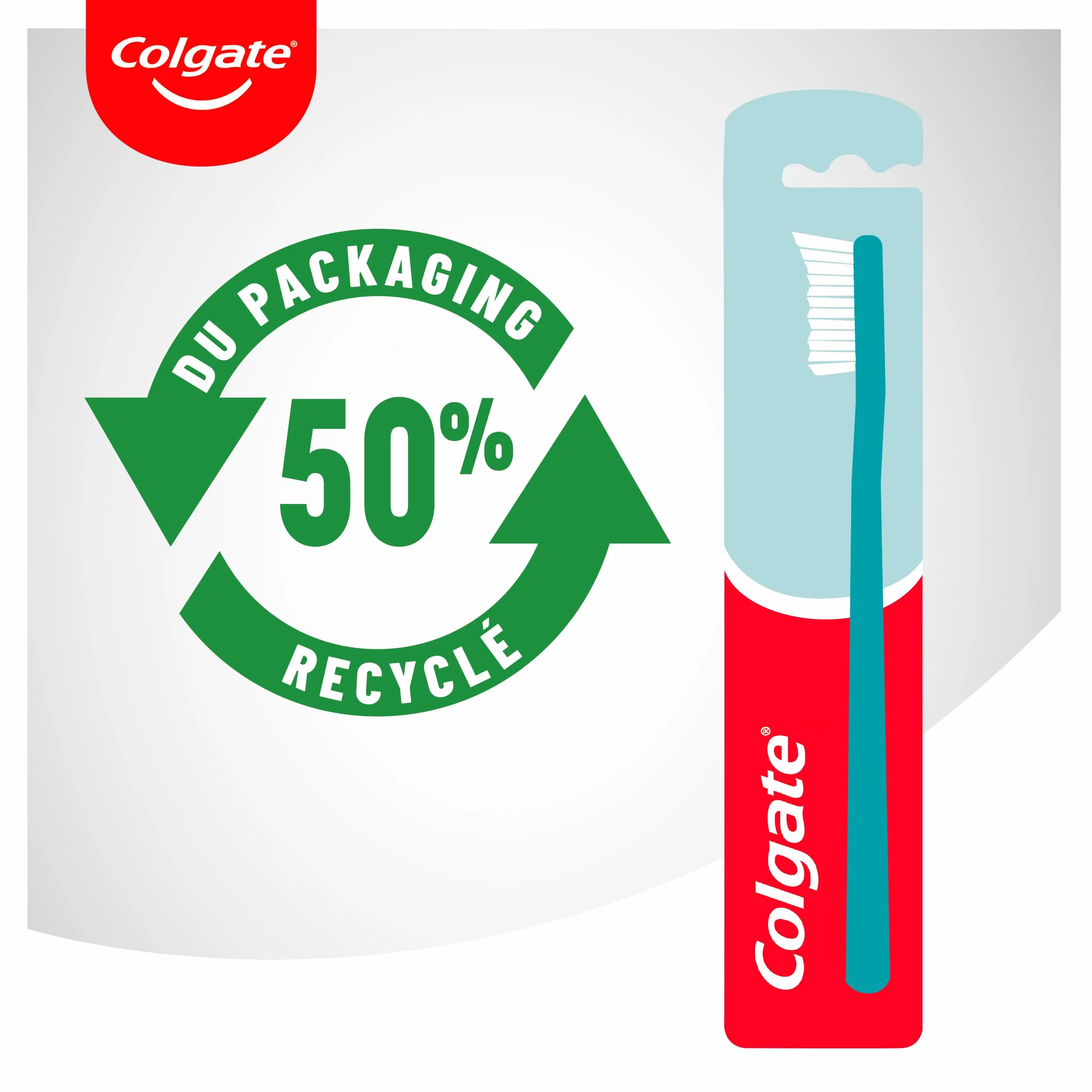 COLGATE Brosse à dents Triple Action Souple Lot de 3