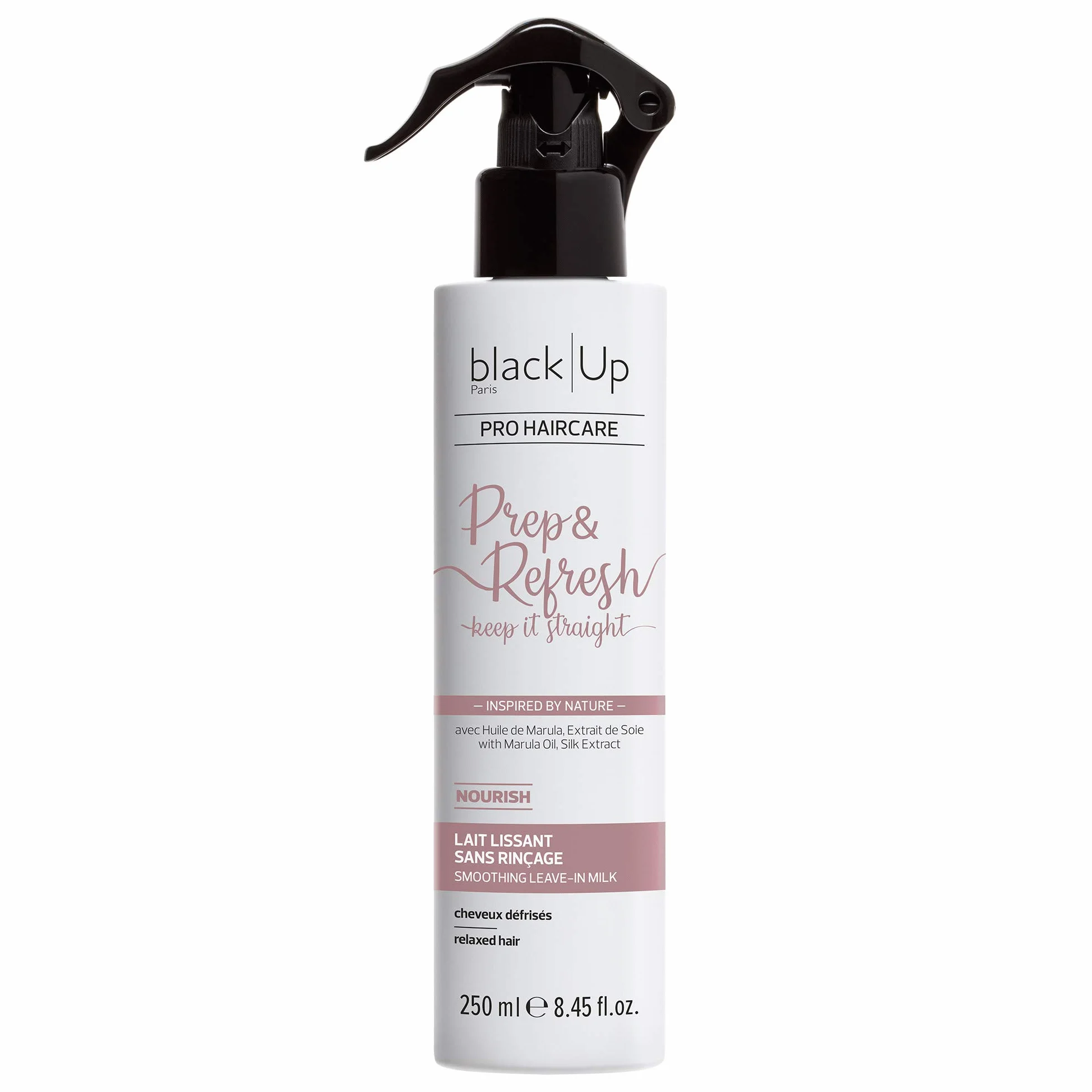 Black Up Prep & Refresh Keep It Straight Lait Lissant Sans Rinçage