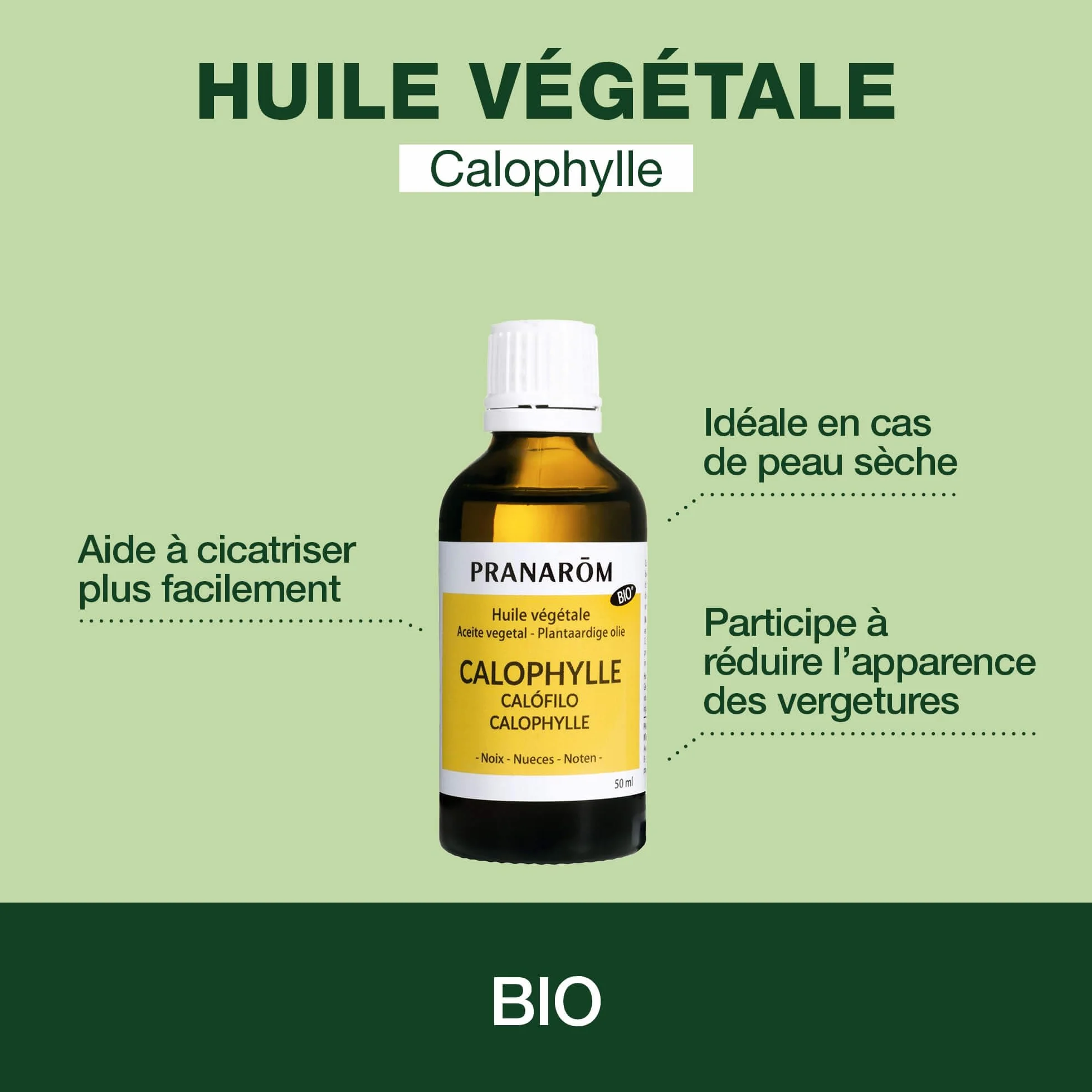 Pranarôm Souchet Bio Huile Végétale Assouplissante 50 ml