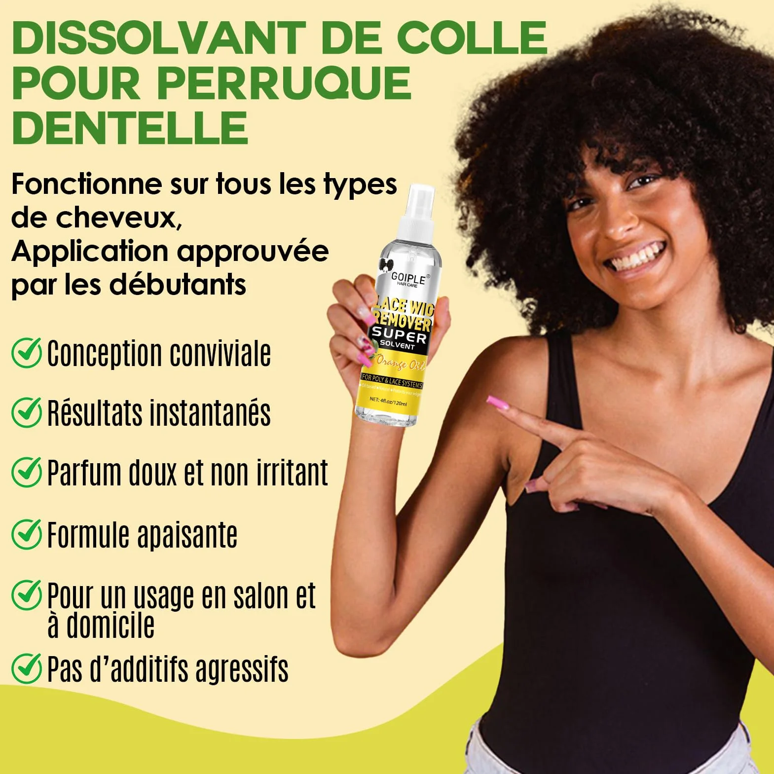 Dissolvant Extension Adhesive, Dissolvant De Bande Pour Extensions De Cheveux, Dissolvant Extension Keratine, 4 Fl Oz