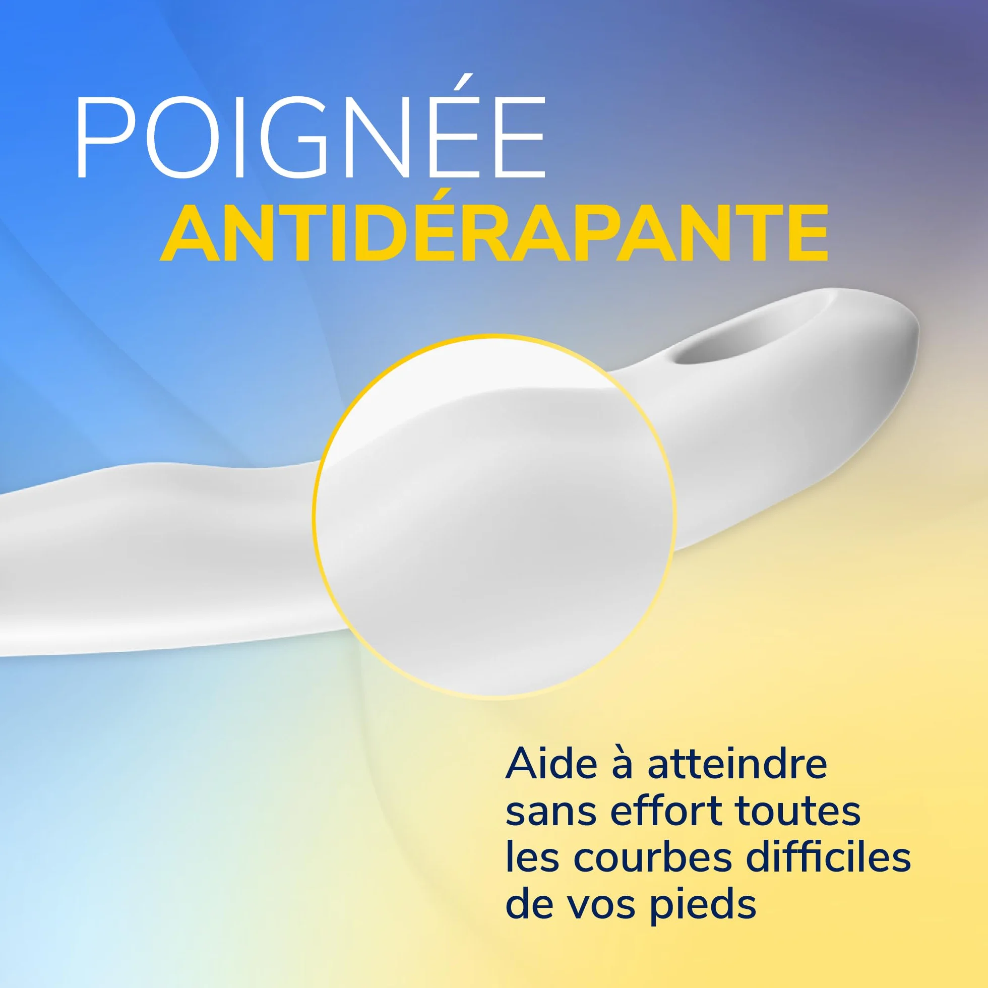 Dr. Scholl’s Râpe Pieds Manuelle en Nano Verre – Élimine Peau Dure et Callosités – Etanche, Lavable