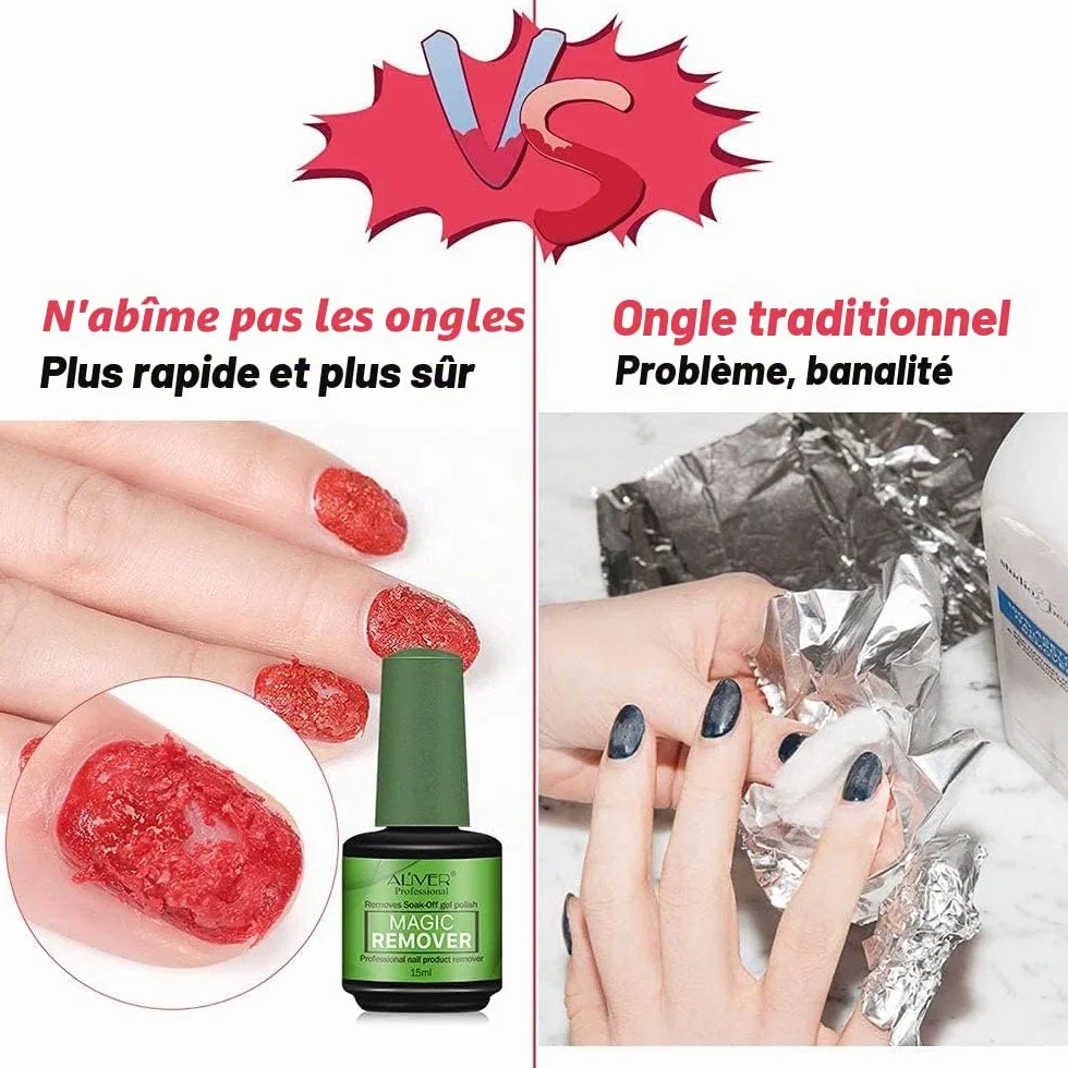 Dissolvant Magique De Vernis A Ongles, Outil De Dissolvant De Vernis En Gel